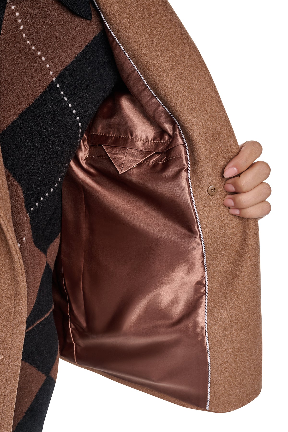 FAUX WOOL PEACOAT VIEW 2