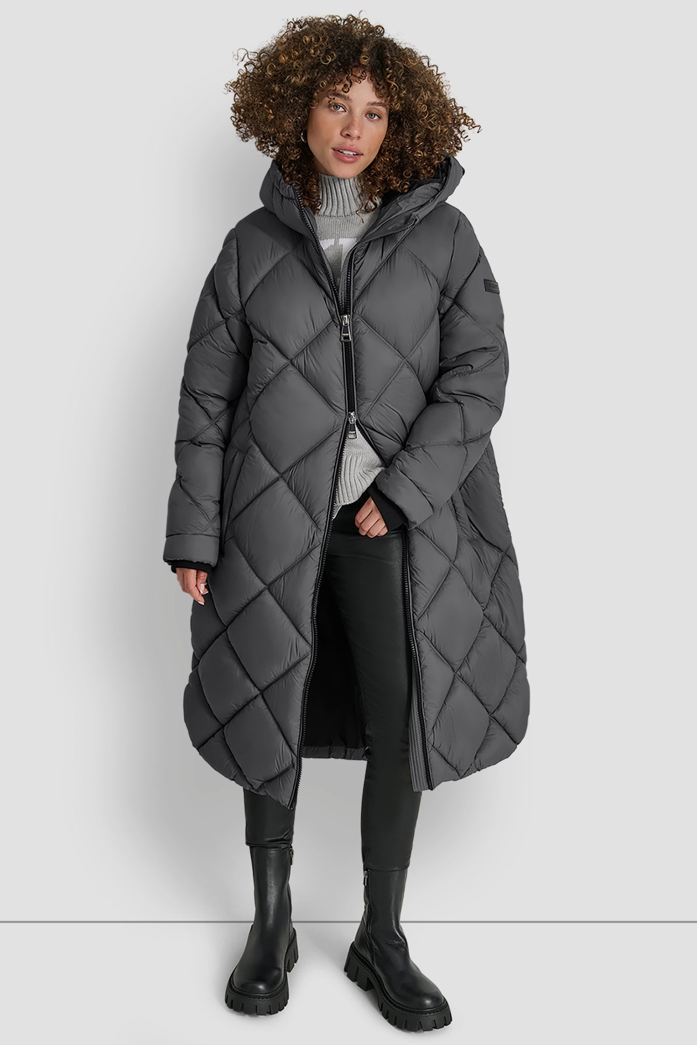 SILKY LONG QUILTED PARKA VIEW 5 | WOMENS COATS & JACKETS