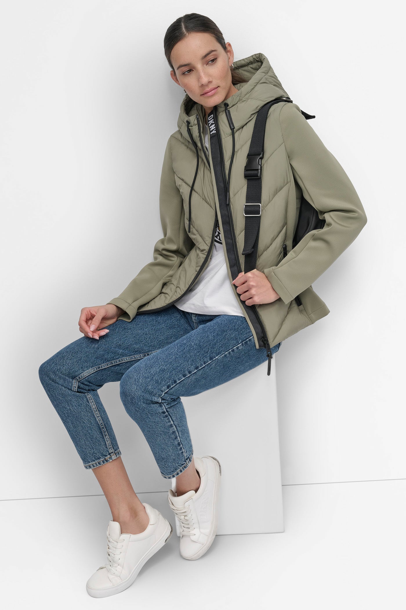 MIXED MEDIA LIGHT WEIGHT PUFFER VIEW 10 | Not Clearance or Preorder