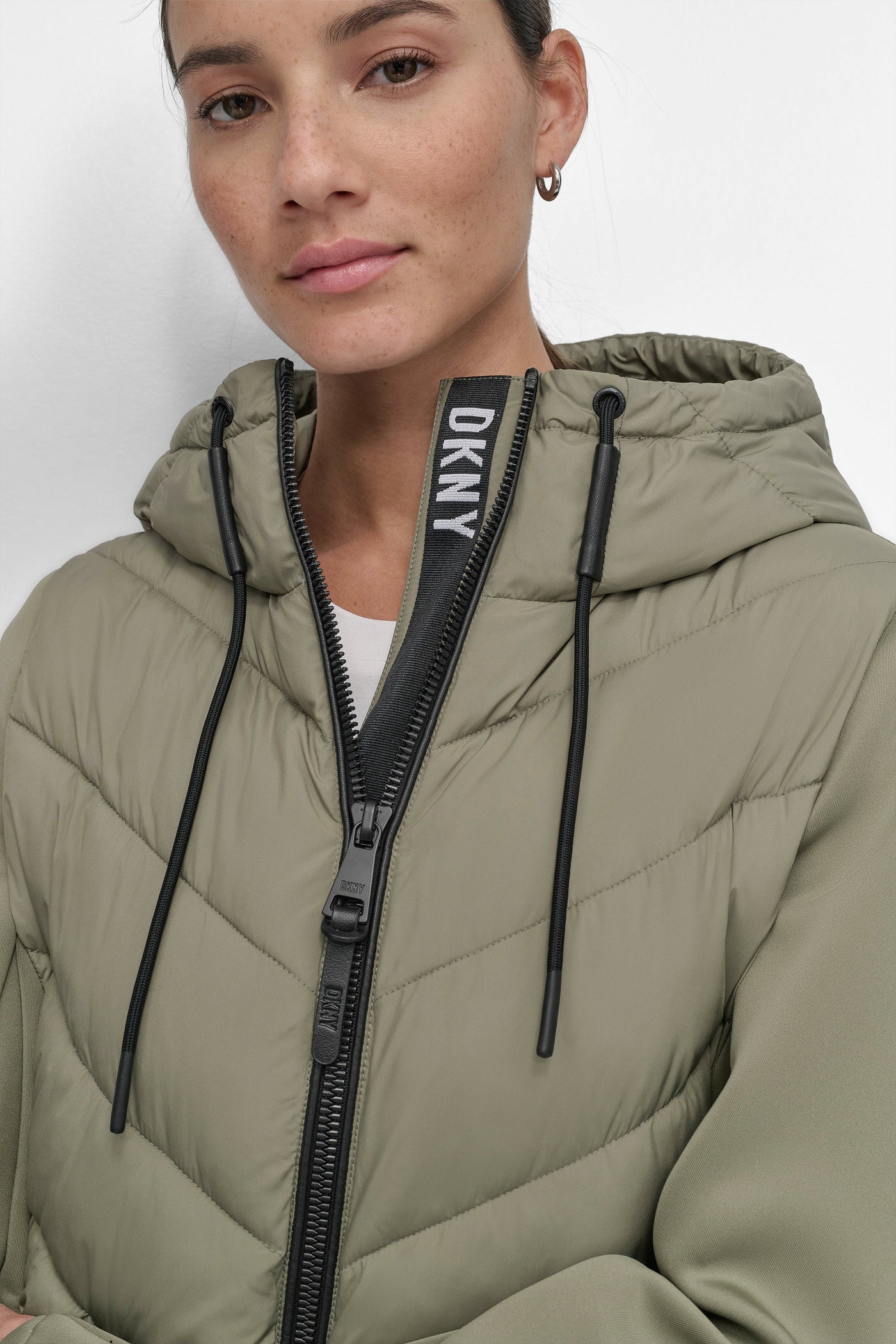 MIXED MEDIA LIGHT WEIGHT PUFFER VIEW 8 | Not Clearance or Preorder