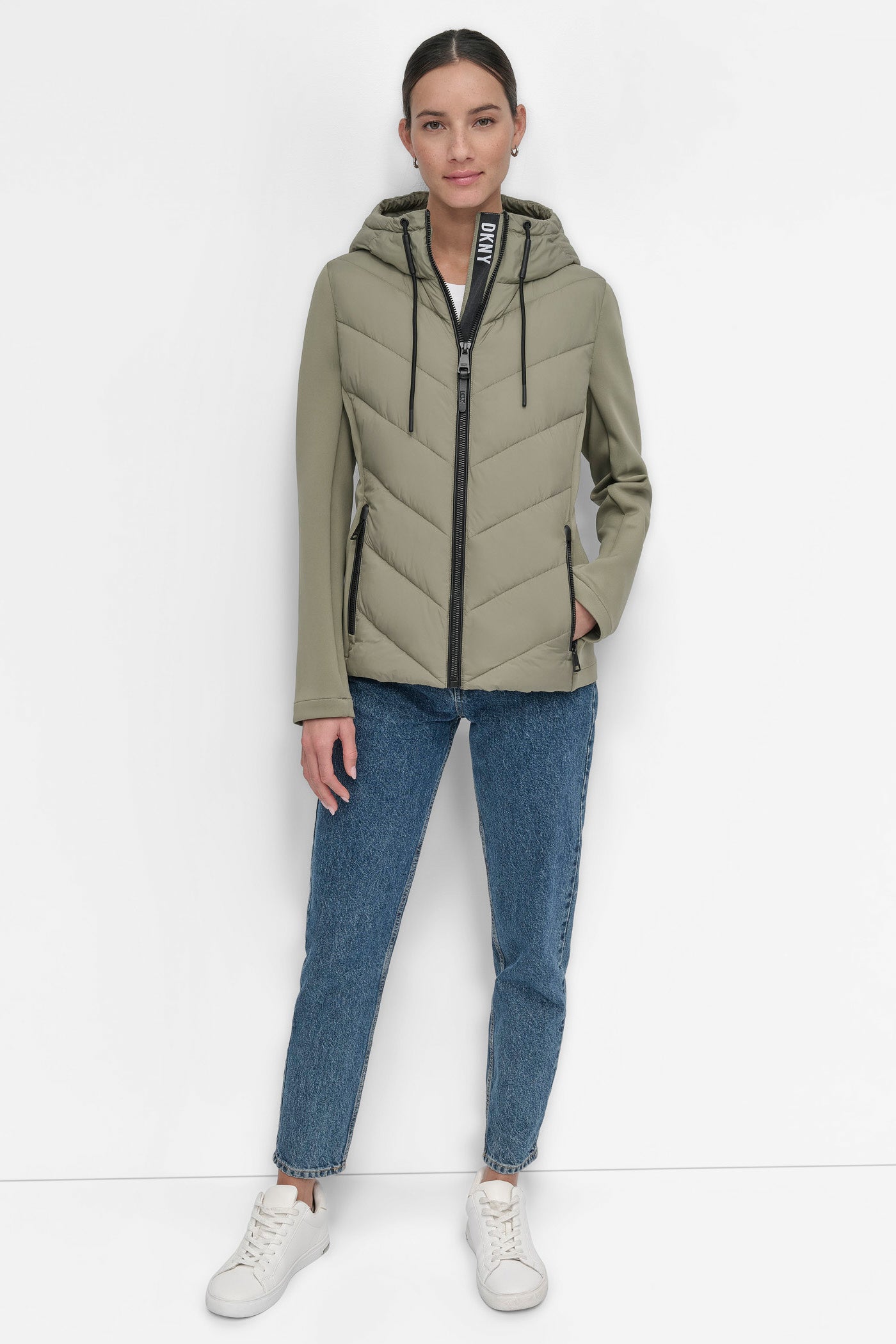 MIXED MEDIA LIGHT WEIGHT PUFFER VIEW 5 | Not Clearance or Preorder