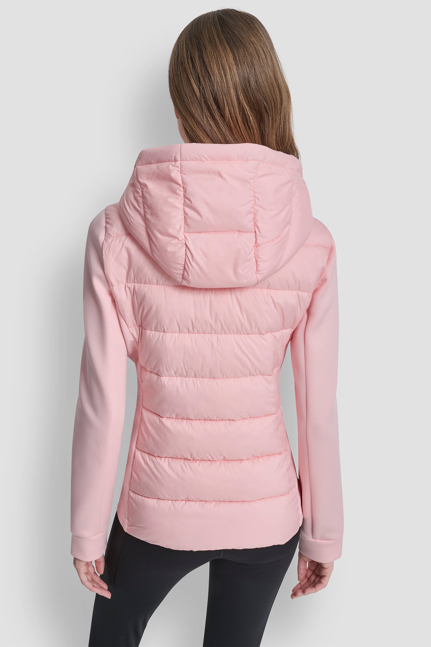 Peach Spritz MIXED MEDIA JACKET, BACK VIEW | Sport Essentials