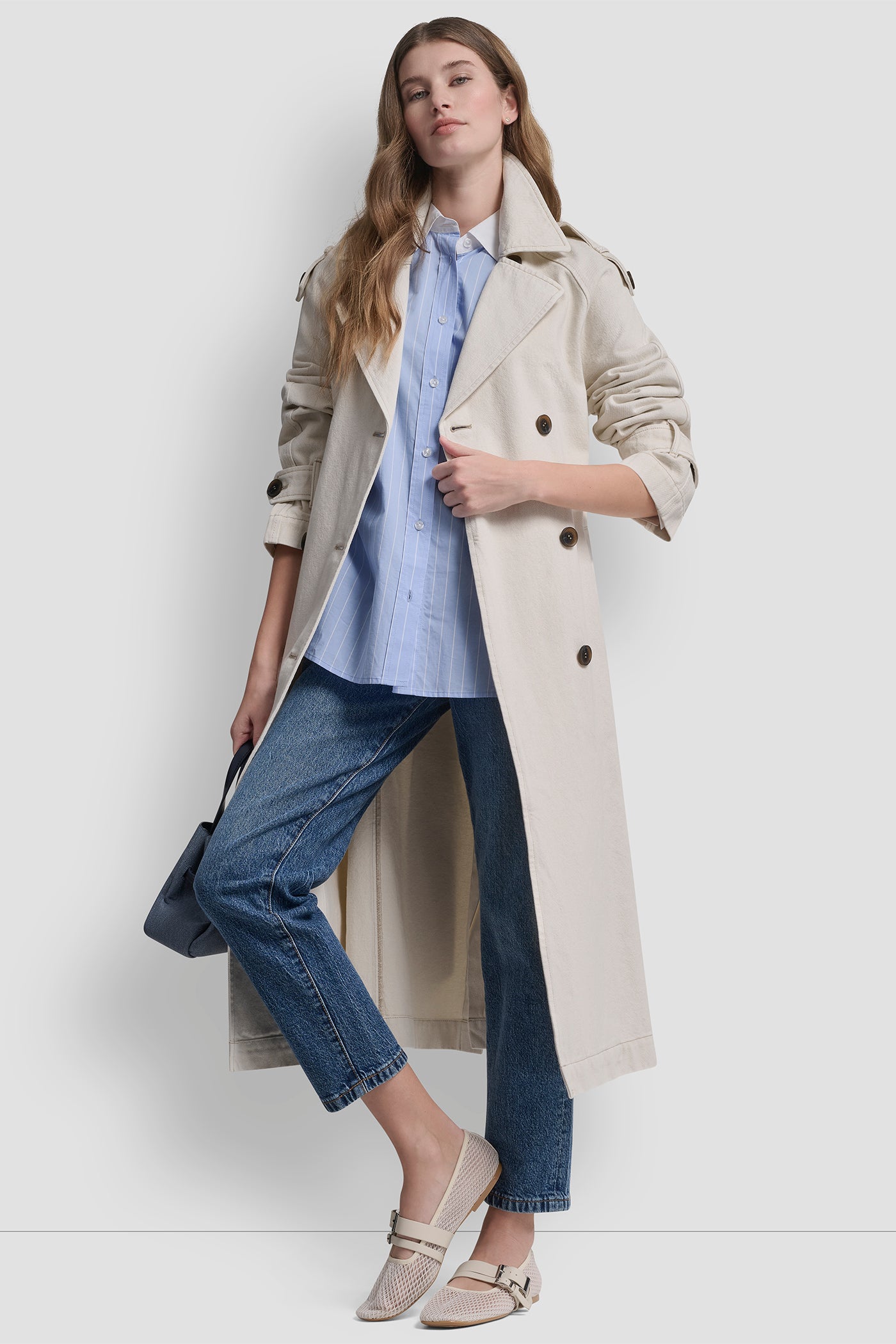 LONG BELTED TRENCH COAT VIEW 8 | WOMENS COATS & JACKETS