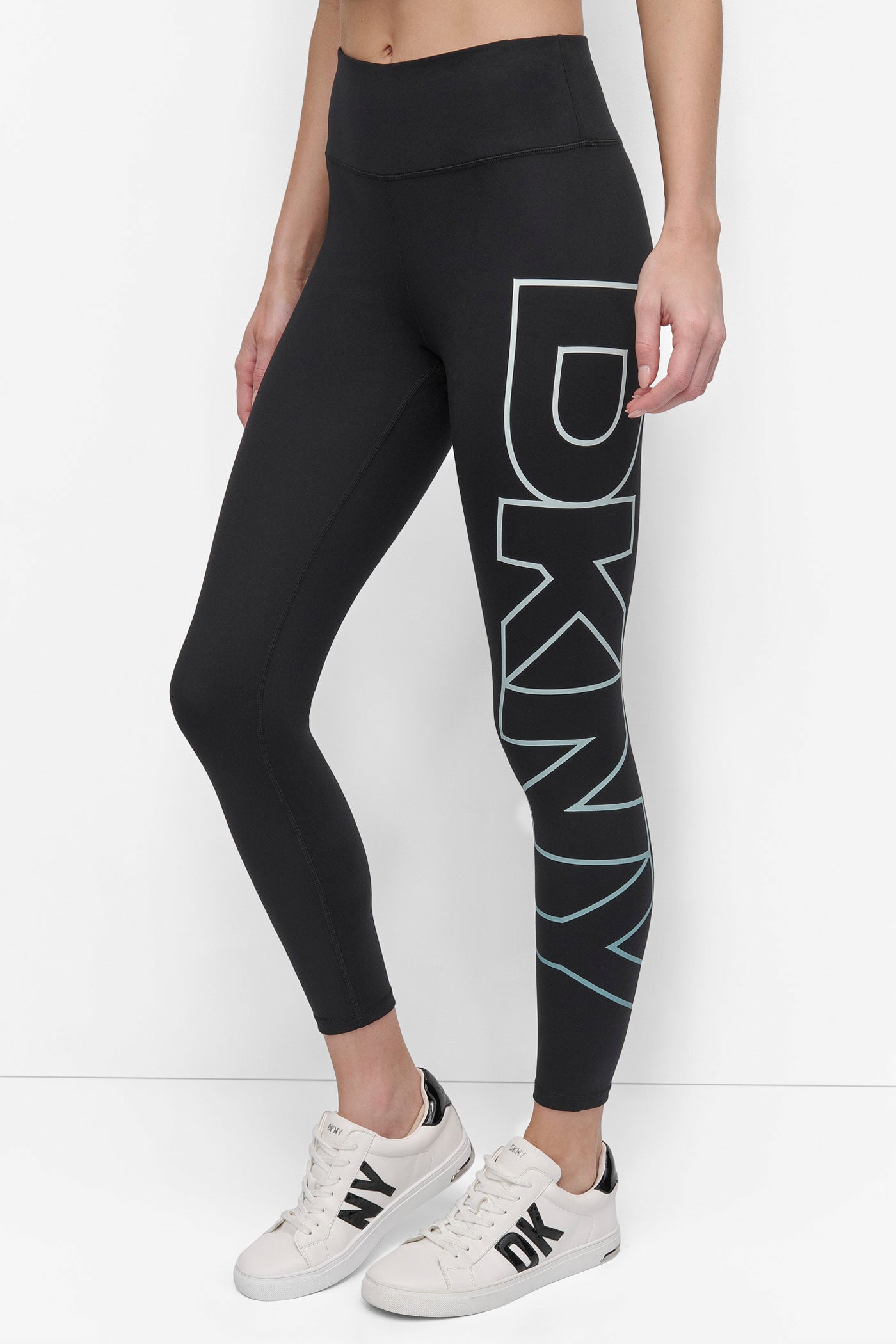 MID-RISE LOGO 7/8 COMPRESSION LEGGING VIEW 5 | Leggings