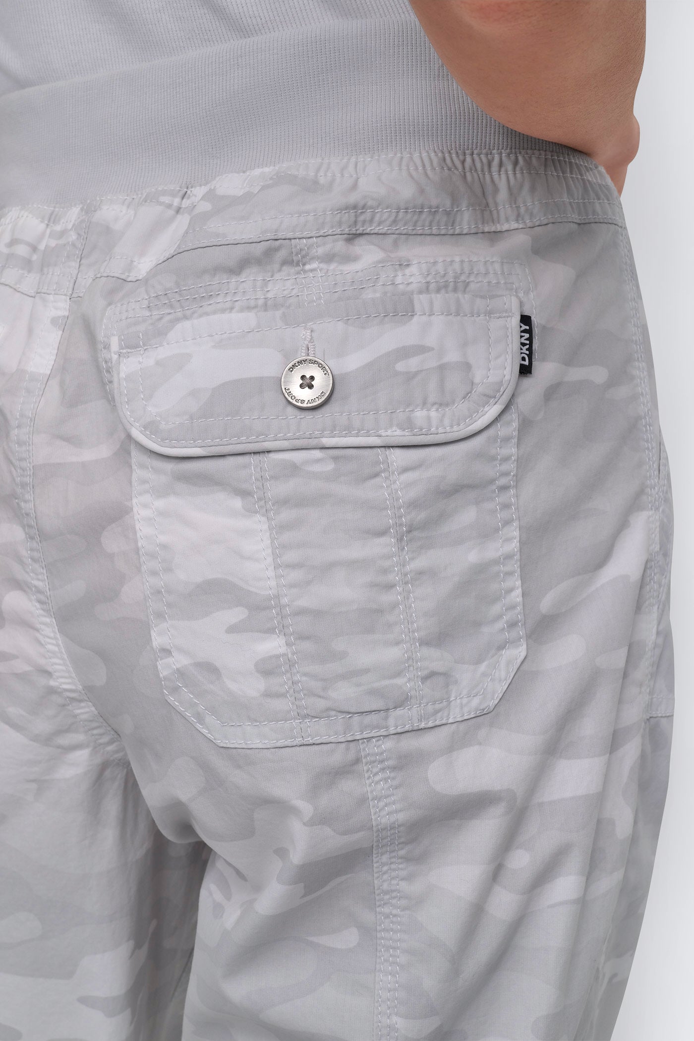 HIGH-RISE SHIRRED UTILITY CAPRI PANT VIEW 6 | Pants & Denim