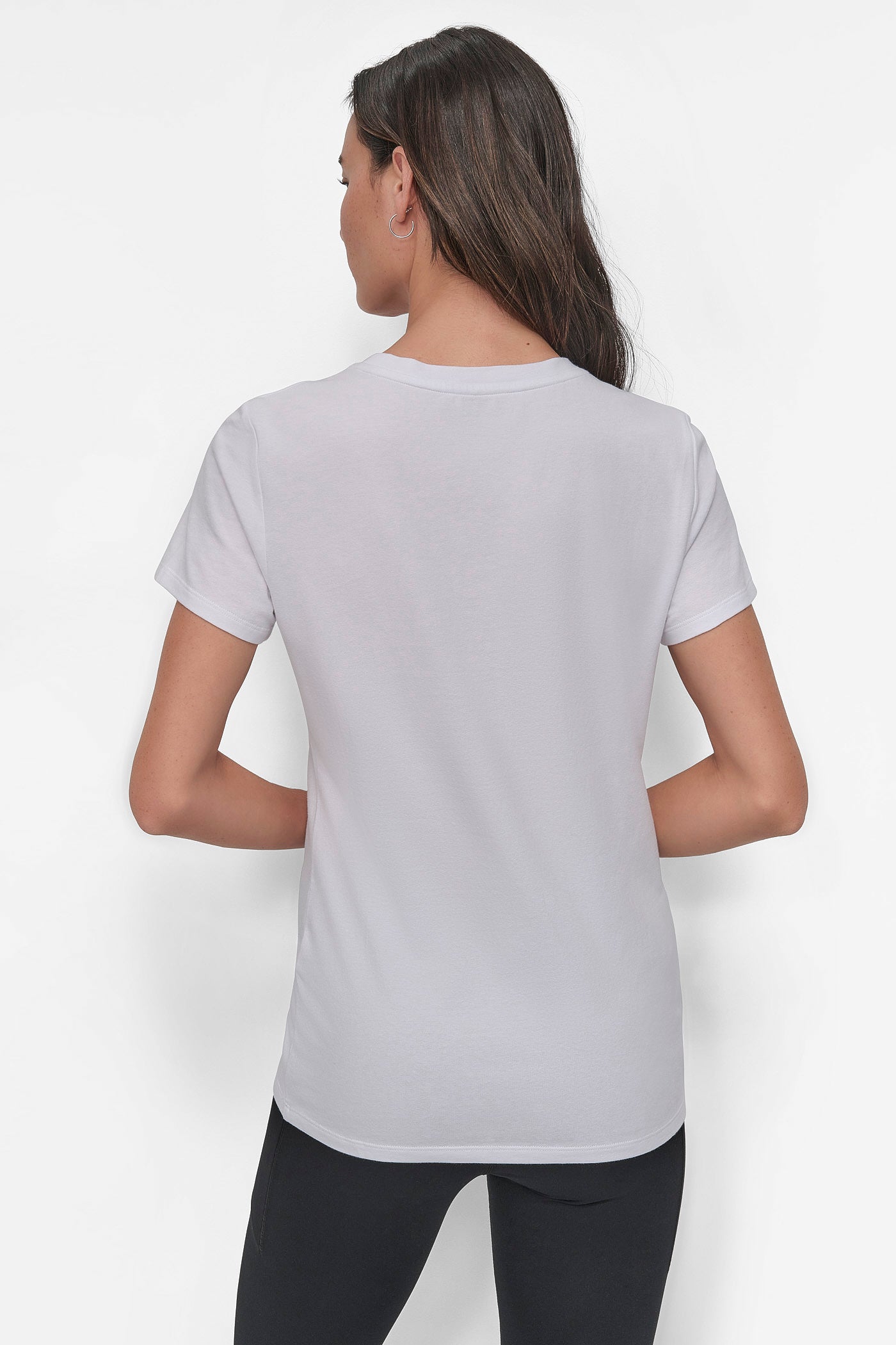 WHITE/ICED PEAR OMBRÉ LOGO PERFORMANCE TEE, BACK VIEW | Women's Clearance