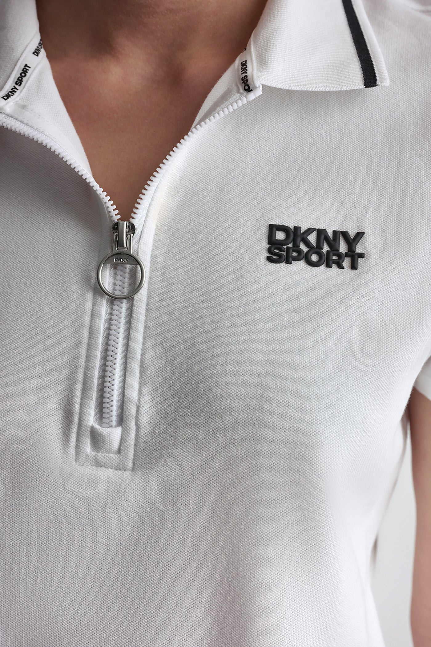 SHORT SLEEVE LOGO POLO VIEW 6 | DKNY Sport