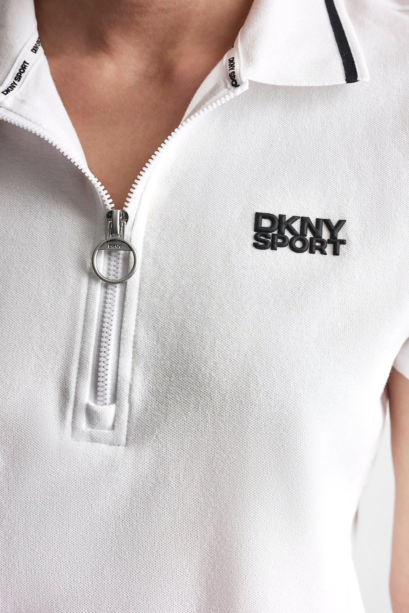 LOGO EMBROIDERED ZIP POLO VIEW 6 | SALE CLOTHING