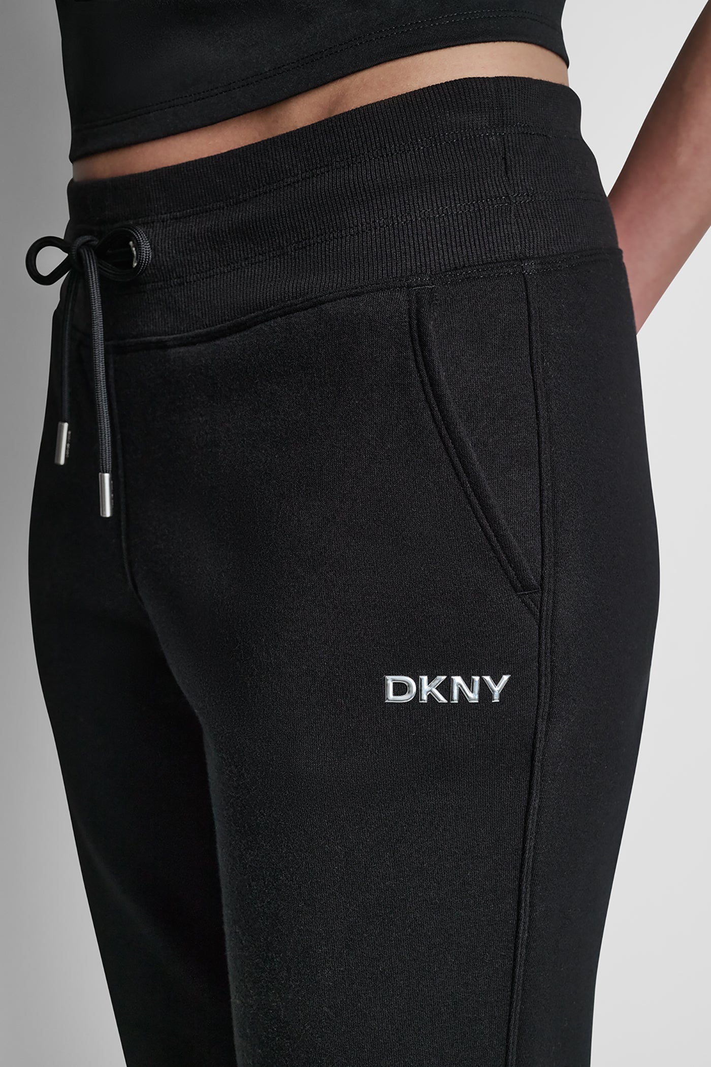 METALLIC BUBBLE LOGO FLARE PANT VIEW 6 | Sport Essentials