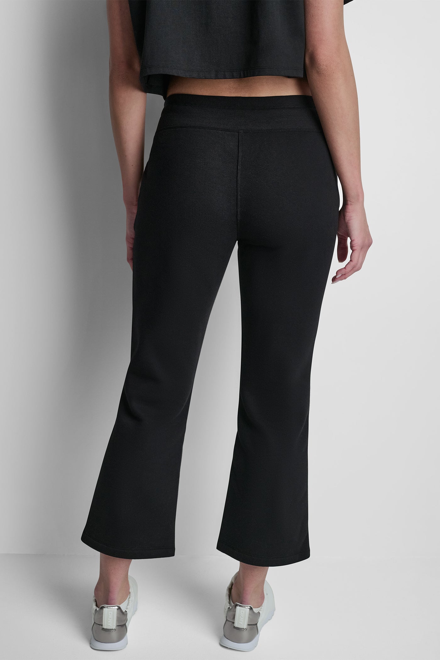 METALLIC BUBBLE LOGO FLARE PANT VIEW 3 | Sport Essentials