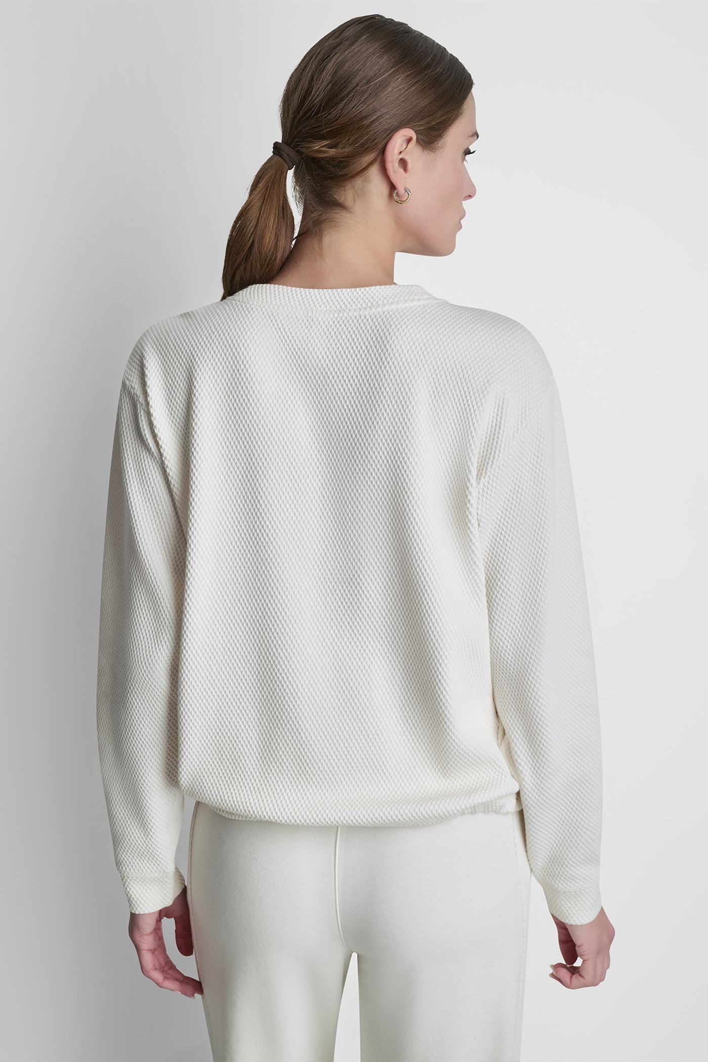 JACQUARD KNIT PULLOVER VIEW 4 | DKNY Sport