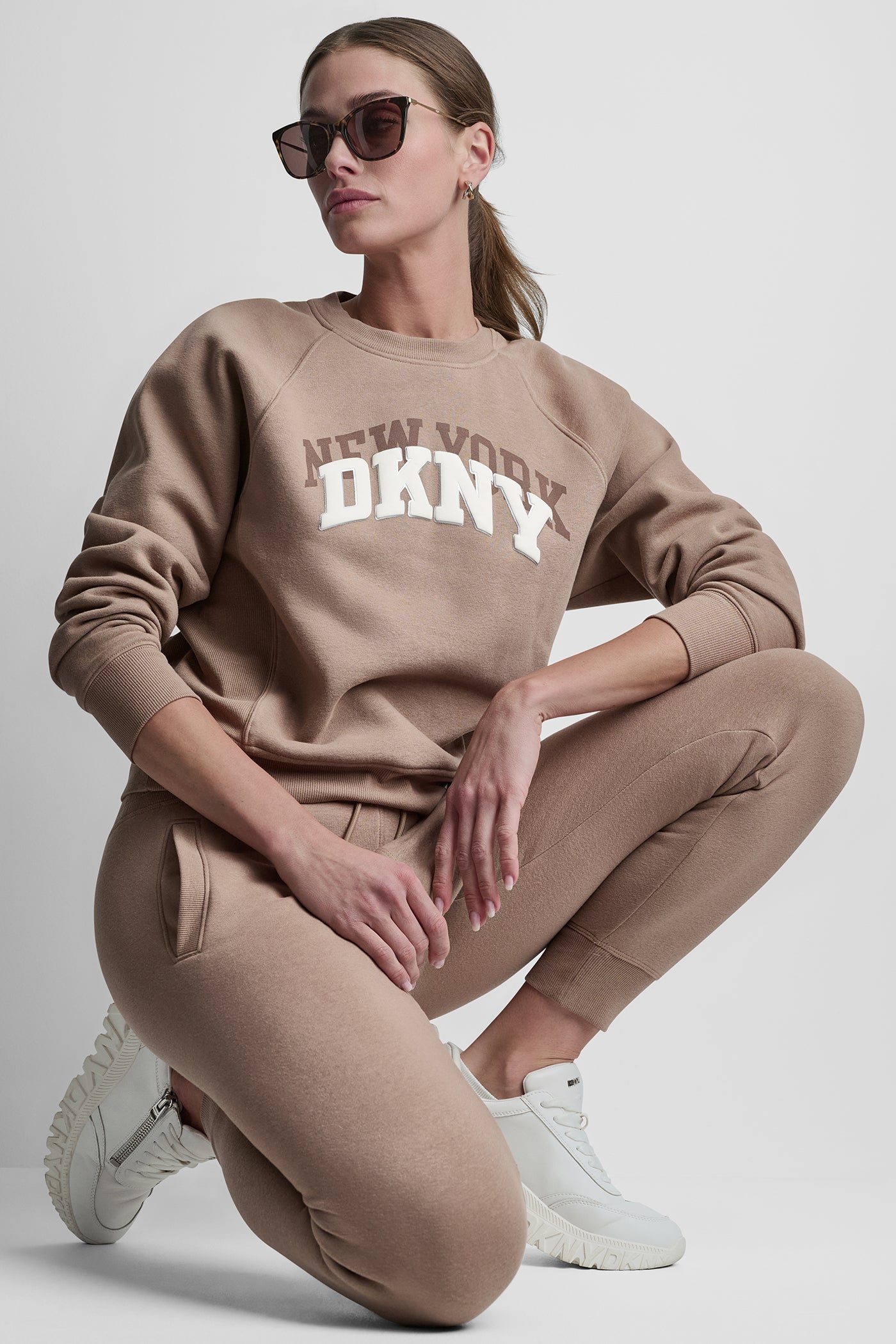 Woodsmoke SHADOW VARSITY LOGO CREW NECK, VIEW 1 | Summer Collection