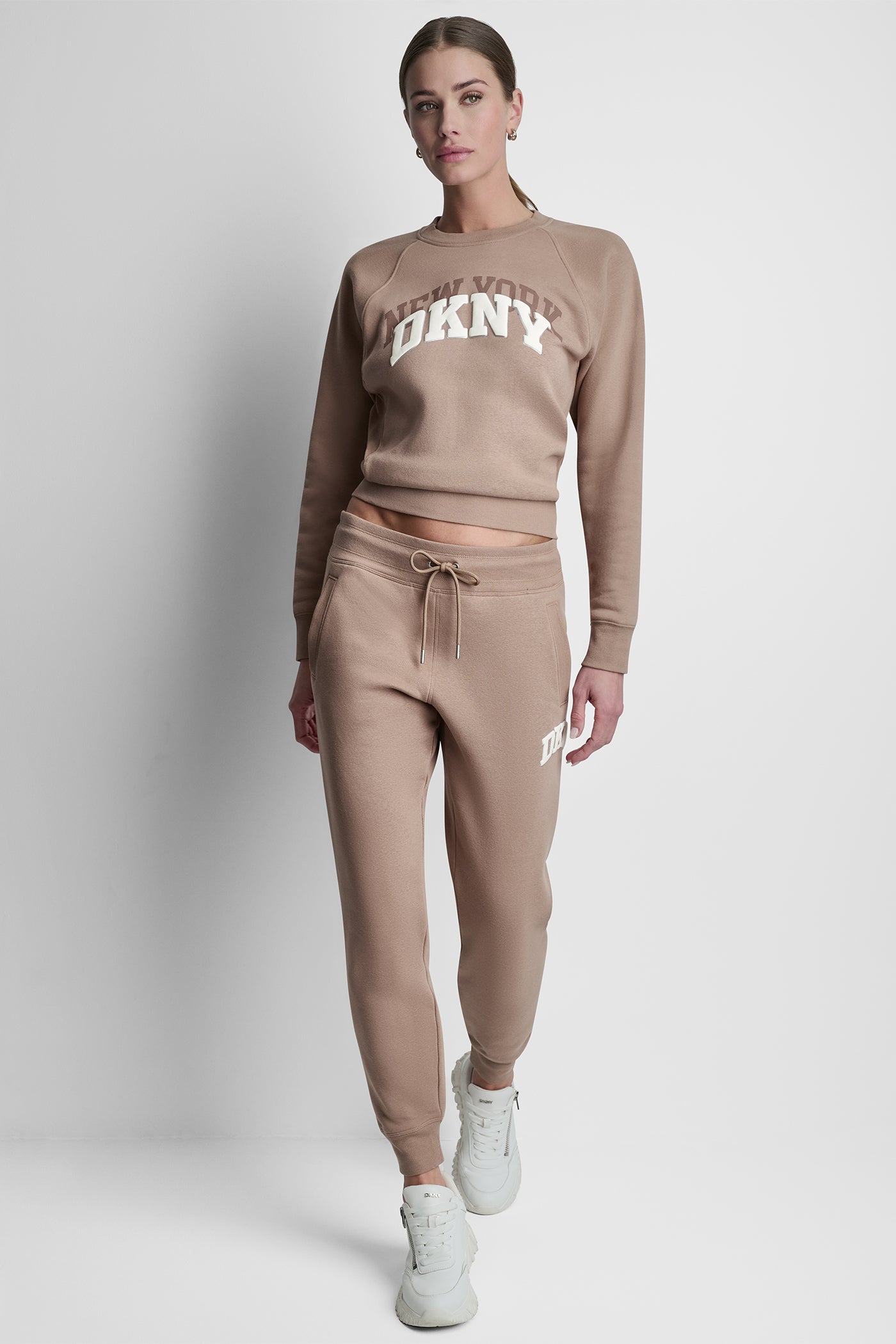 MID-RISE VARSITY LOGO JOGGER VIEW 6 | DKNY Sport
