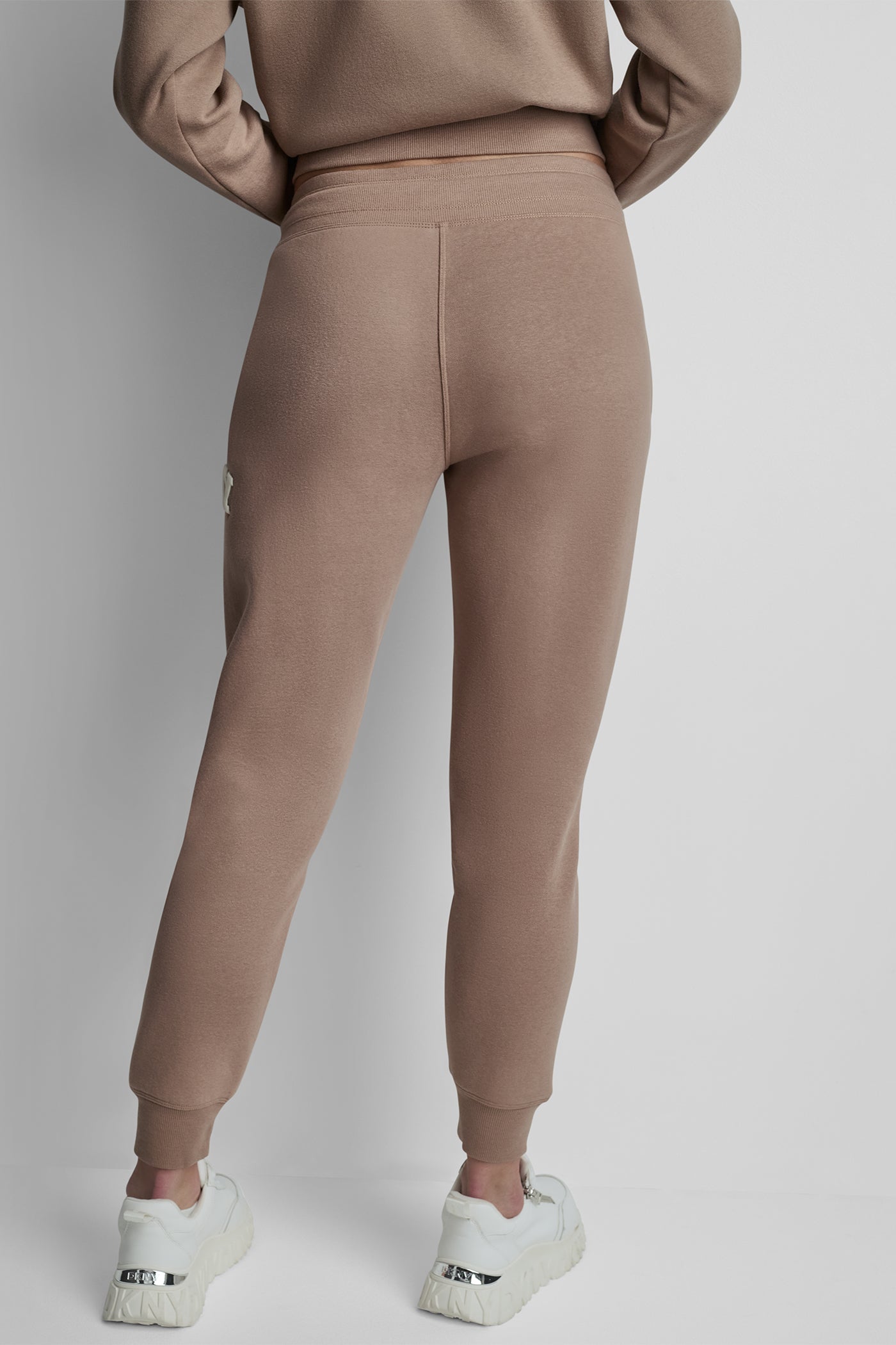 MID-RISE VARSITY LOGO JOGGER VIEW 3 | DKNY Sport