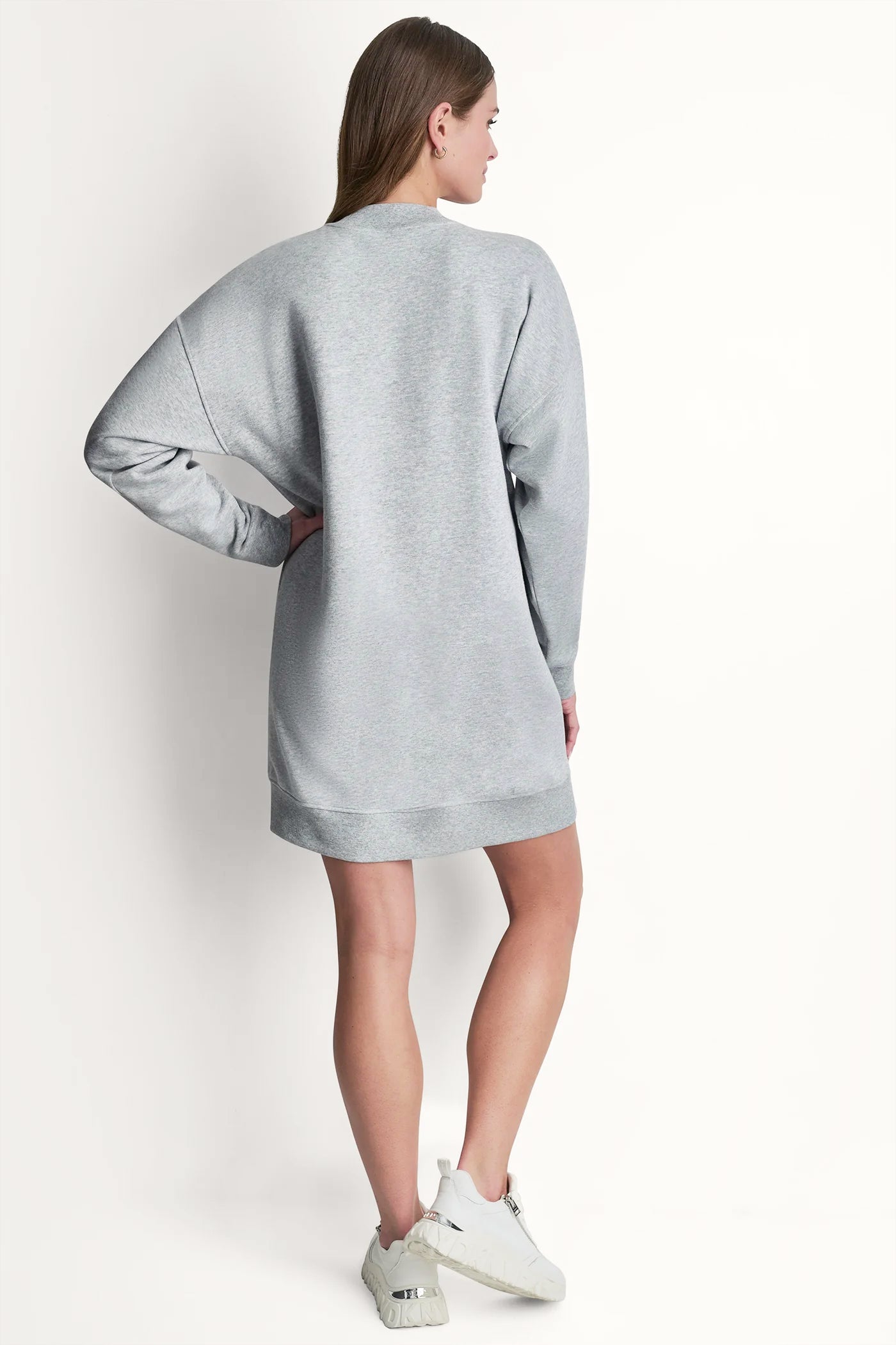 CAMPUS PATCH LONG SLEEVE SNEAKER DRESS VIEW 3 | july