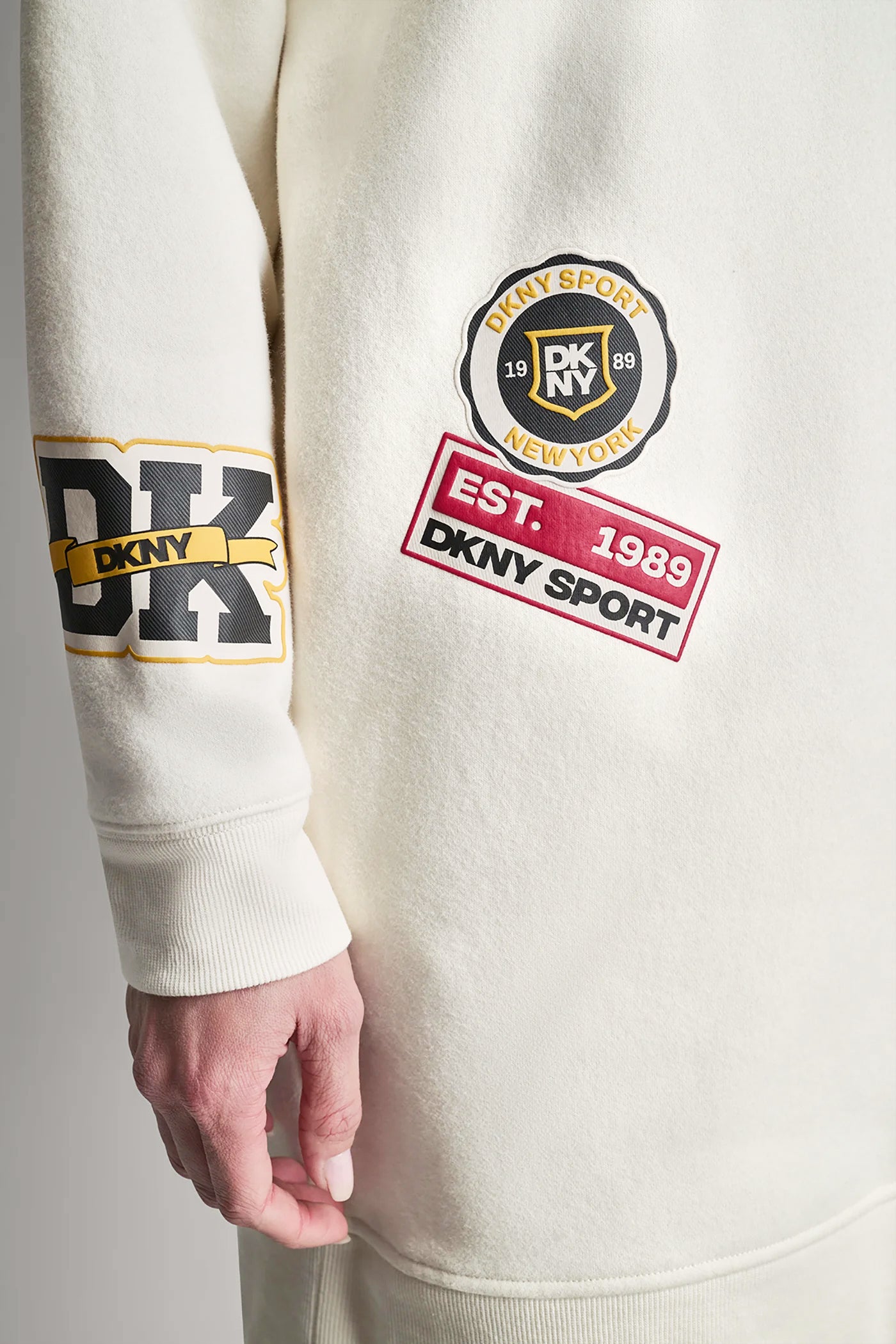 CAMPUS PATCH LONG SLEEVE SNEAKER DRESS VIEW 7 | july