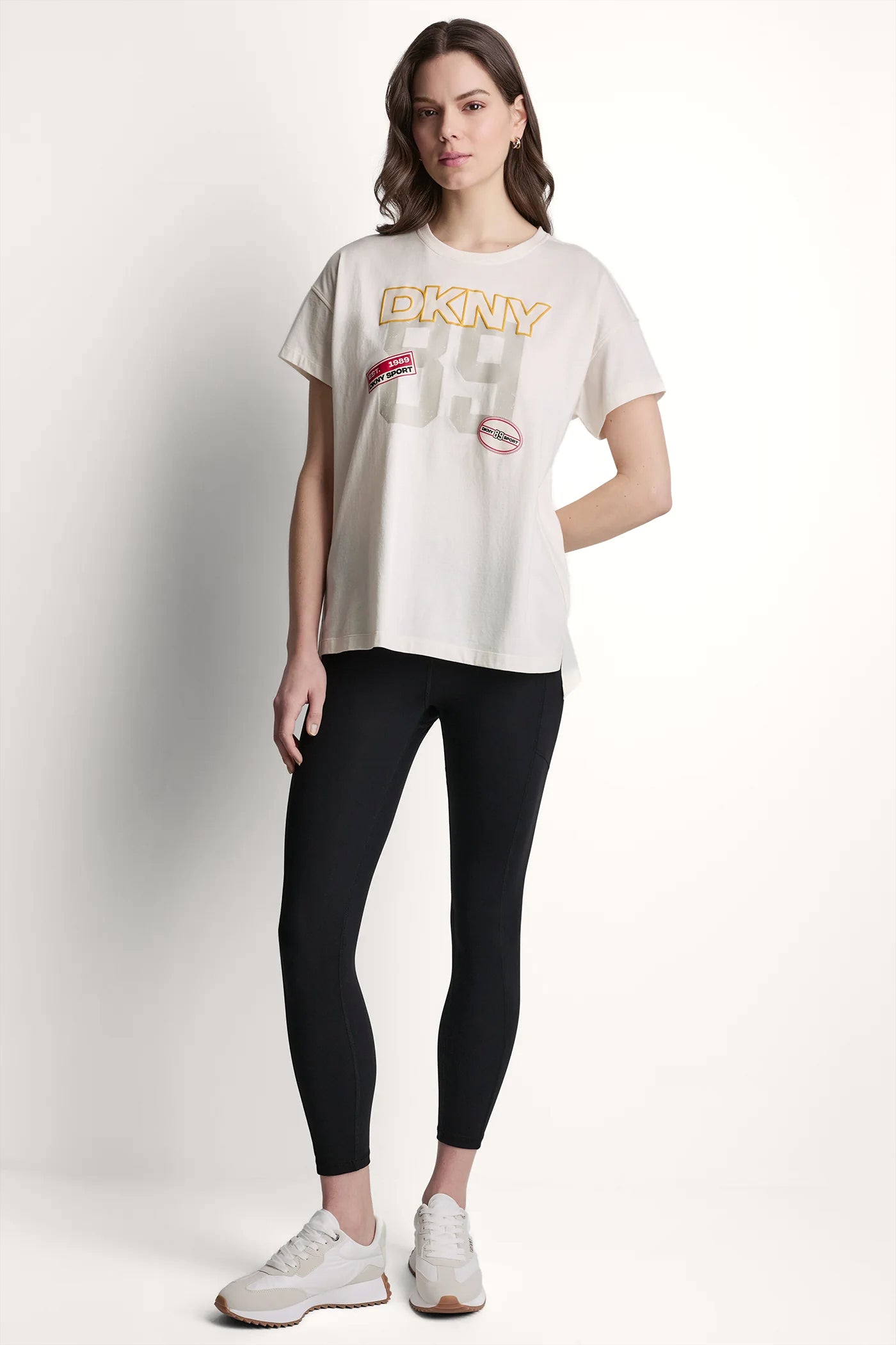 CAMPUS PATCH DROP SHOULDER TEE VIEW 5 | july