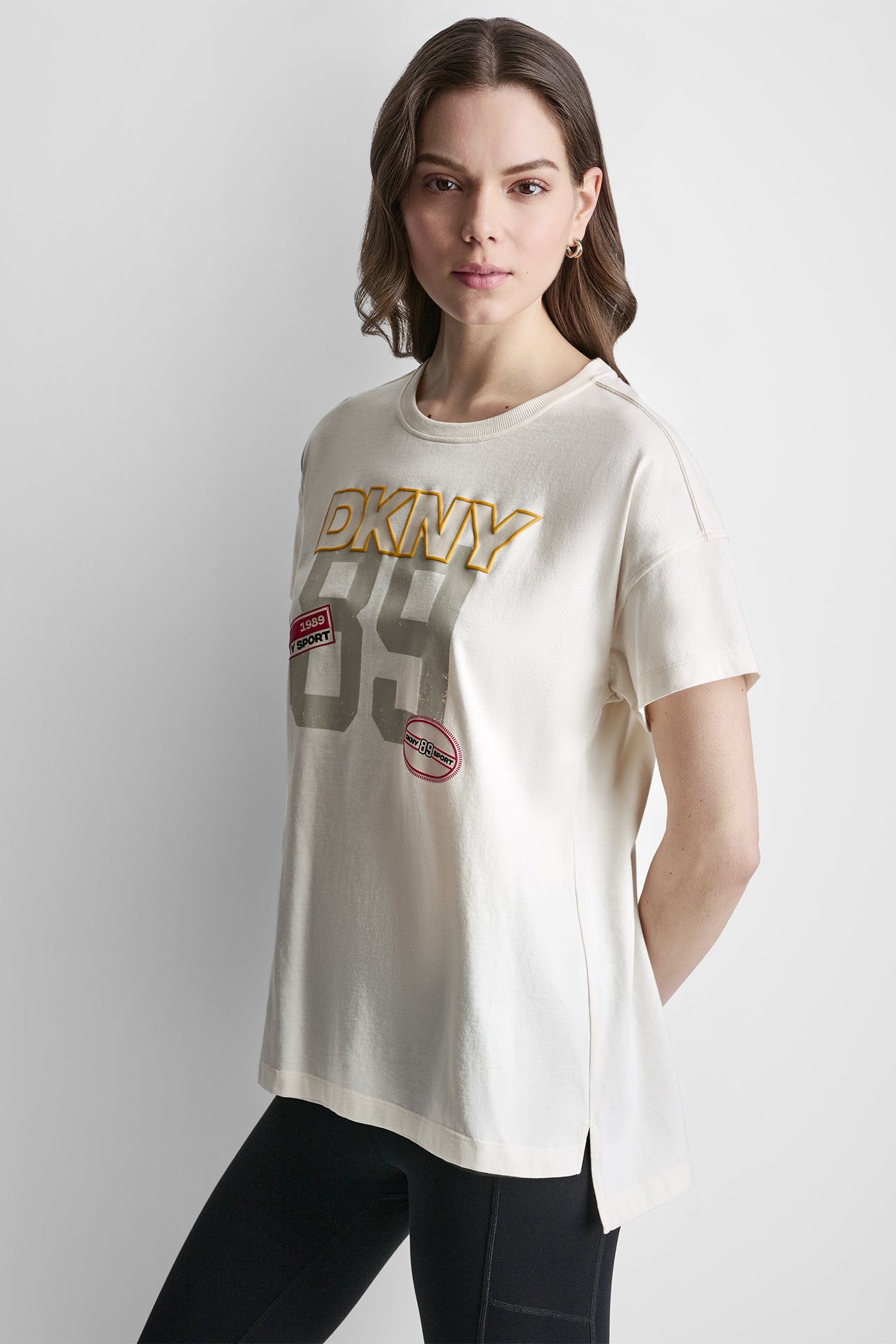 CAMPUS PATCH DROP SHOULDER TEE VIEW 4
