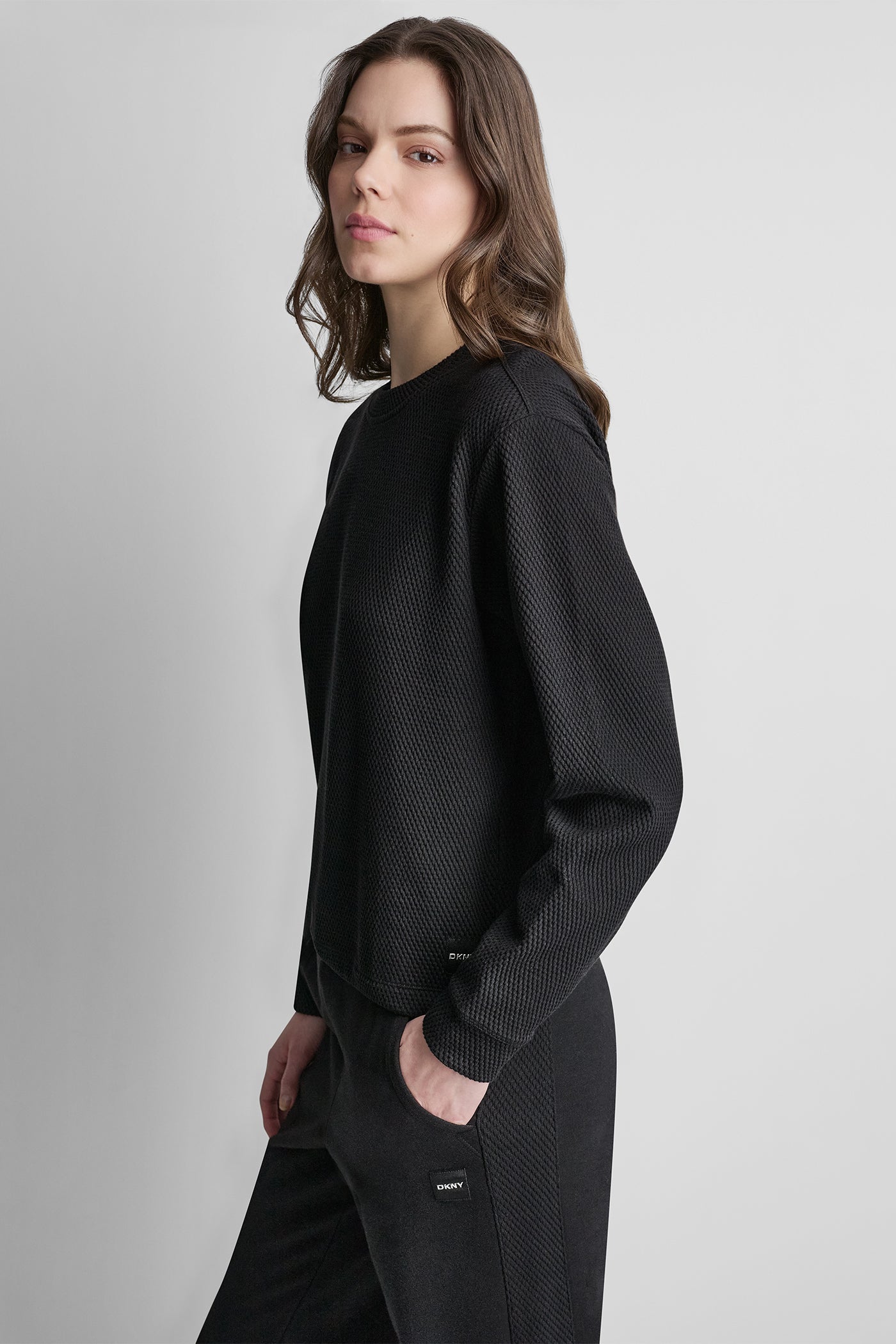 JACQUARD KNIT PULLOVER VIEW 4 | DKNY Promo