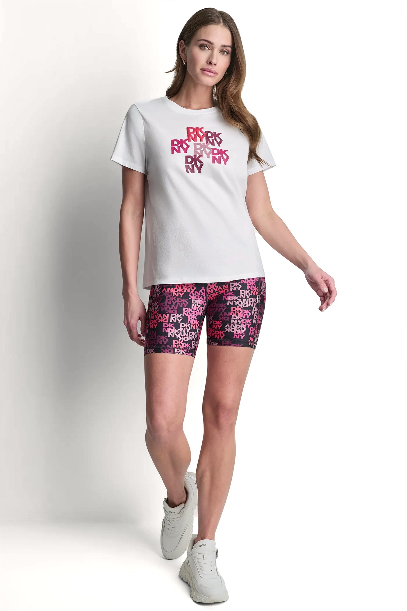 DKNY CAMO MIXED MEDIA LOGO TEE VIEW 6 | Weekend Event 40% off Select Styles