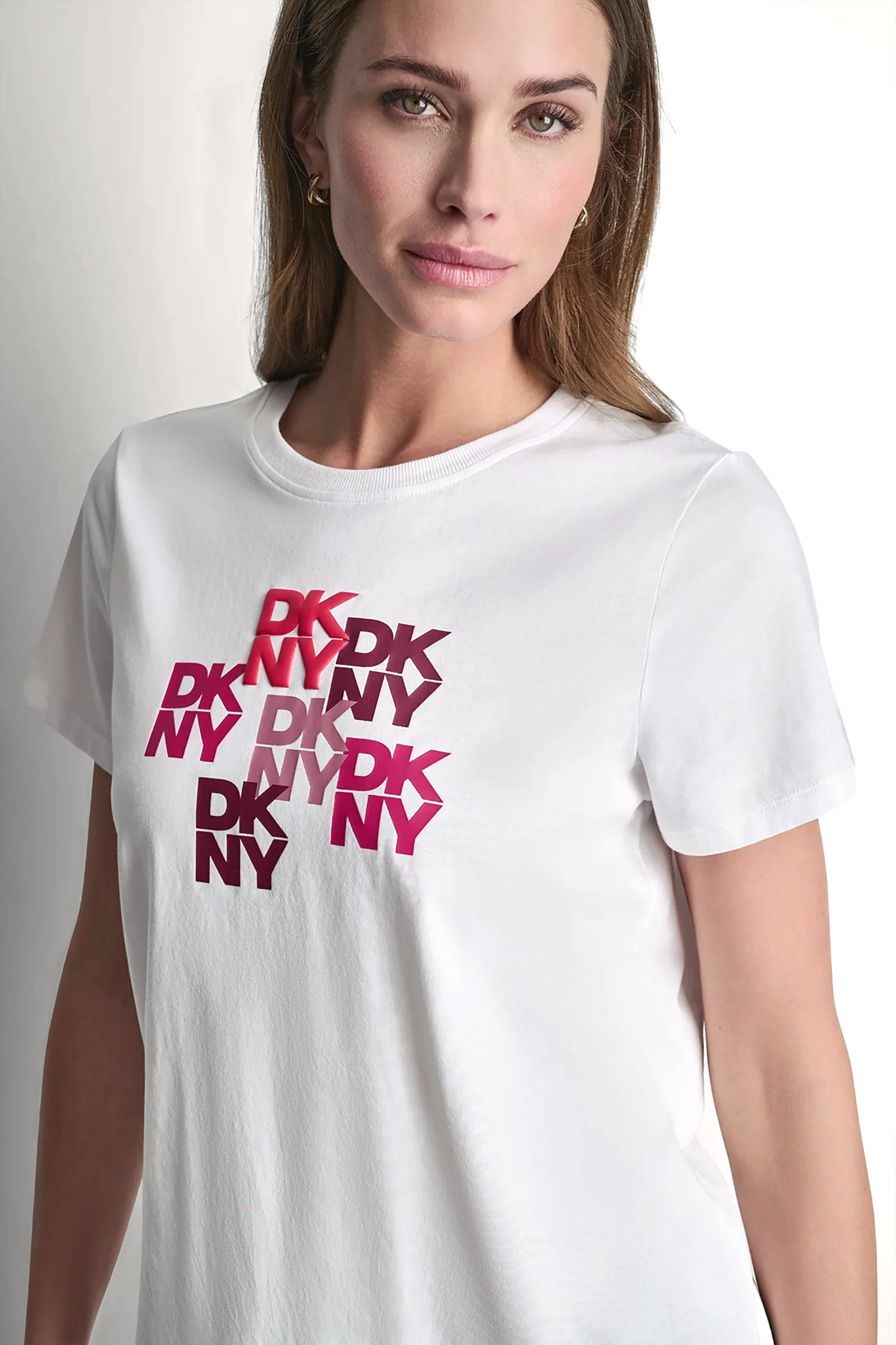 DKNY CAMO MIXED MEDIA LOGO TEE VIEW 5 | Weekend Event 40% off Select Styles