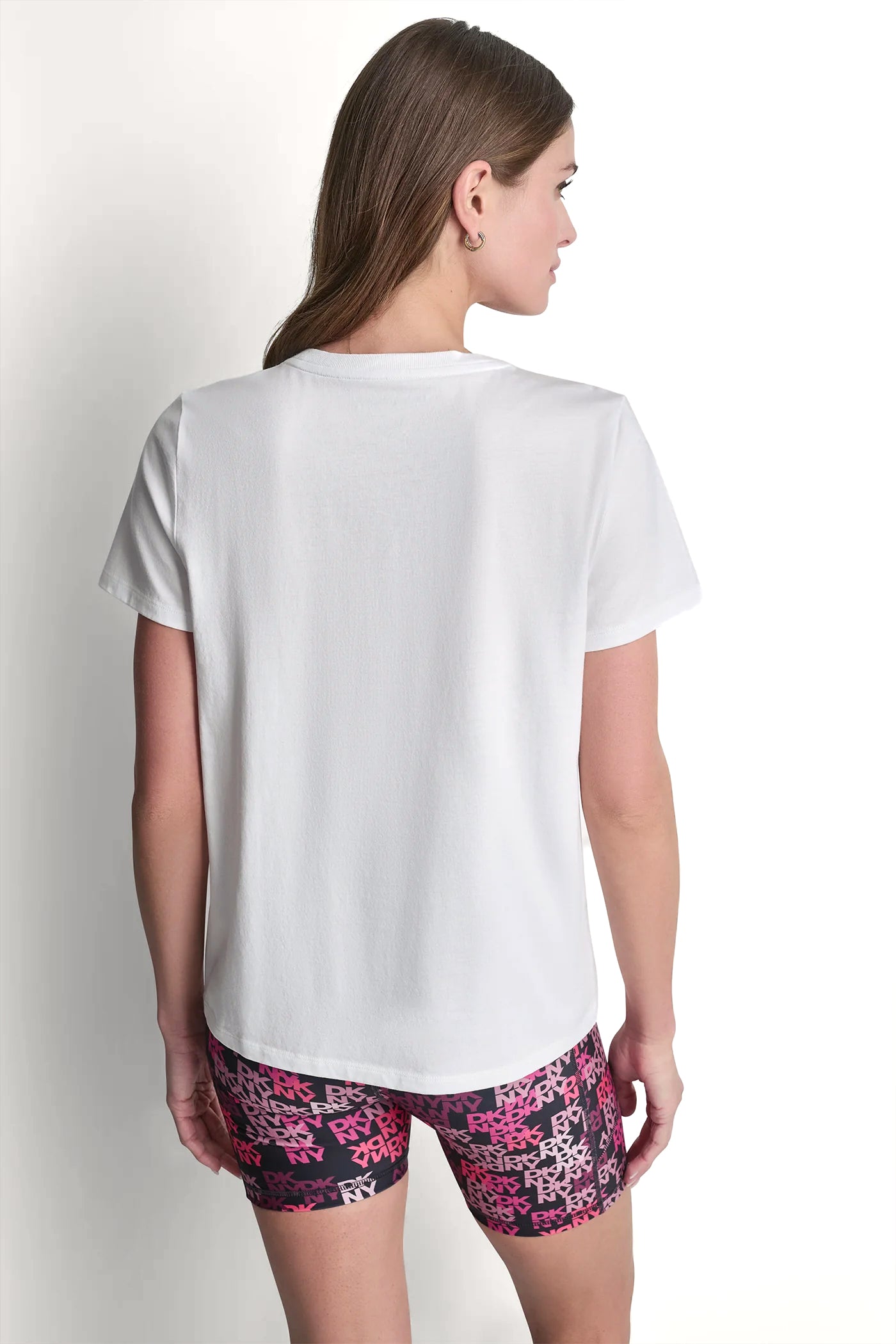 DKNY CAMO MIXED MEDIA LOGO TEE VIEW 3 | Weekend Event 40% off Select Styles