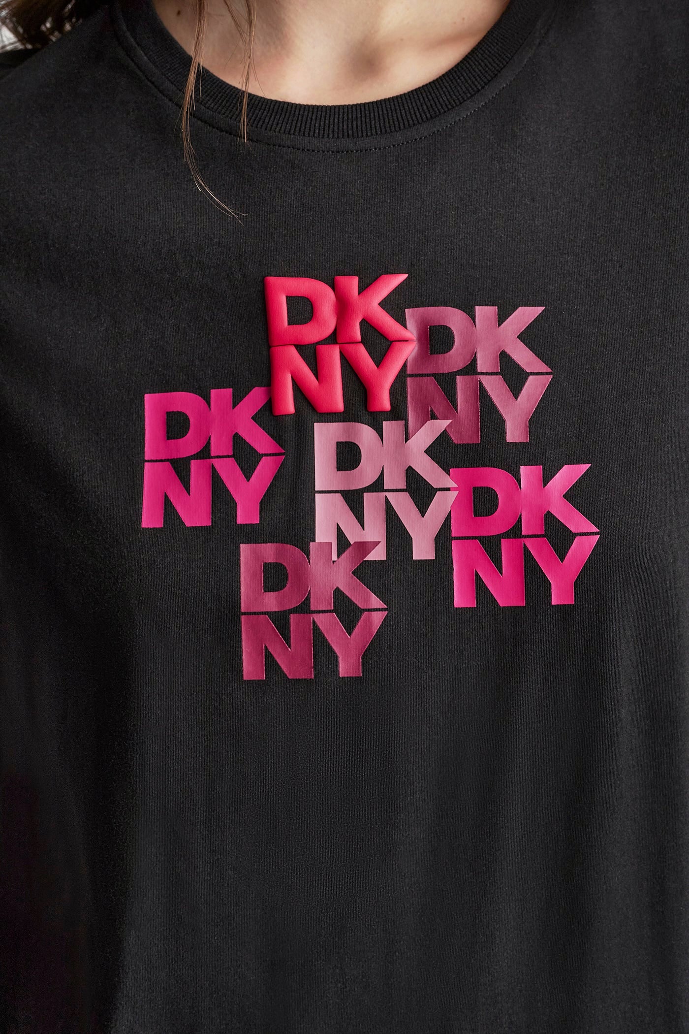 DKNY CAMO MIXED MEDIA LOGO TEE VIEW 6 | Gifts Under $100