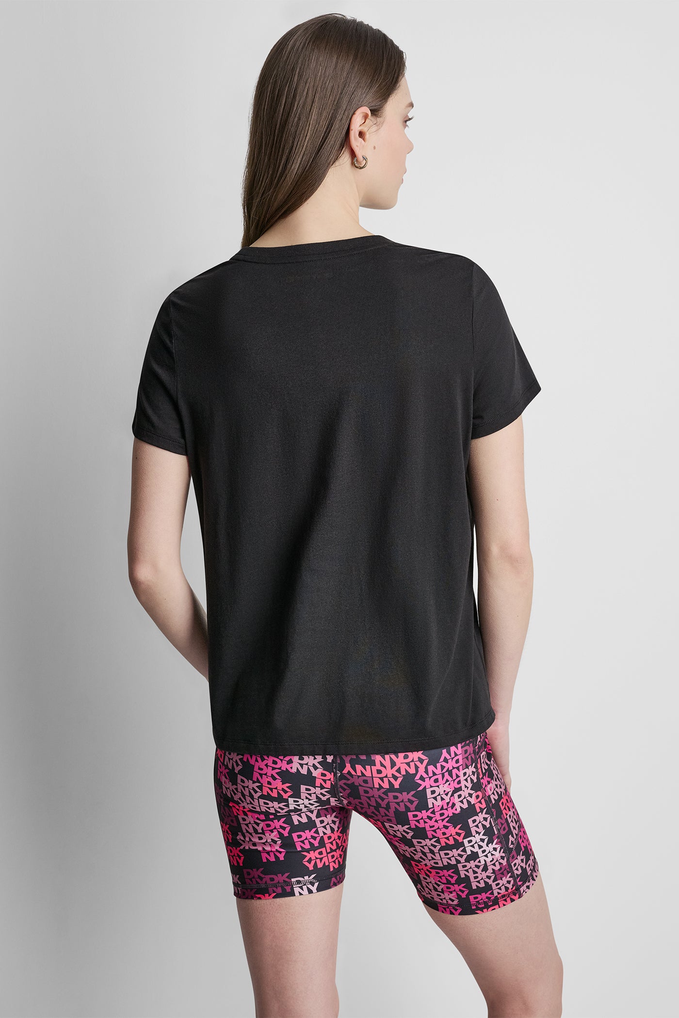 DKNY CAMO MIXED MEDIA LOGO TEE VIEW 3 | Tees & Tanks