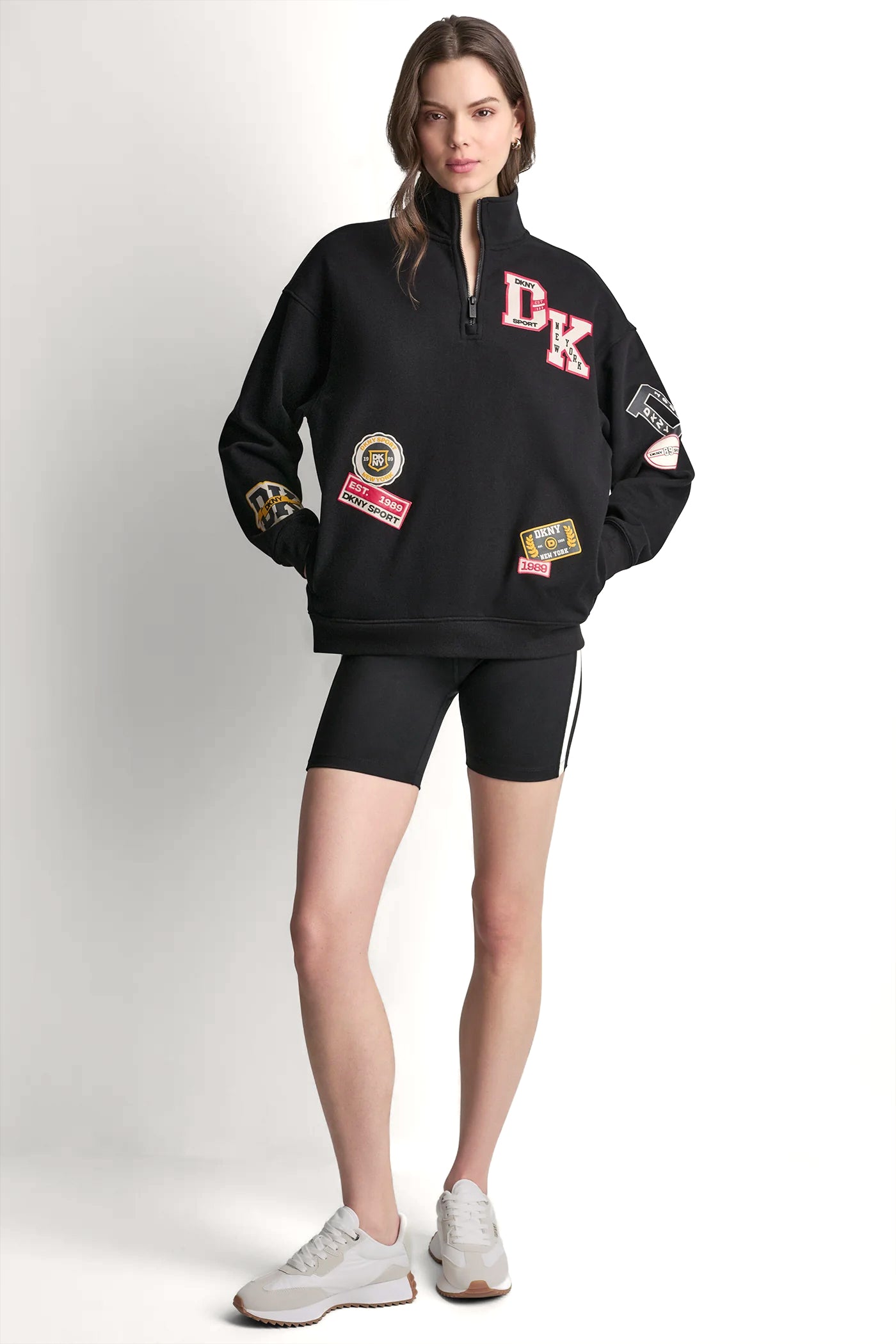 CAMPUS PATCH OVERSIZED QUARTER-ZIP VIEW 6 | july