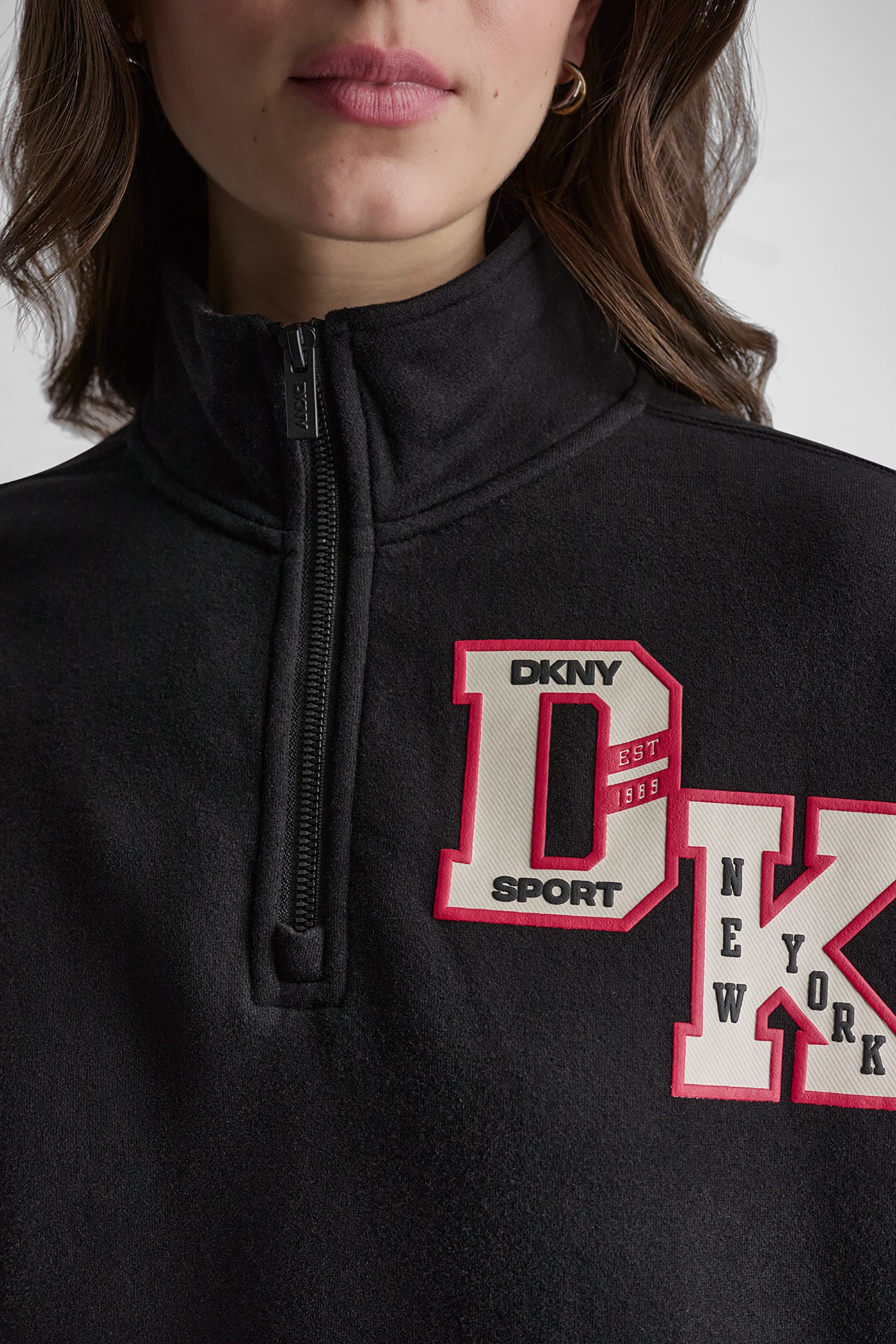 CAMPUS PATCH OVERSIZED QUARTER-ZIP VIEW 7
