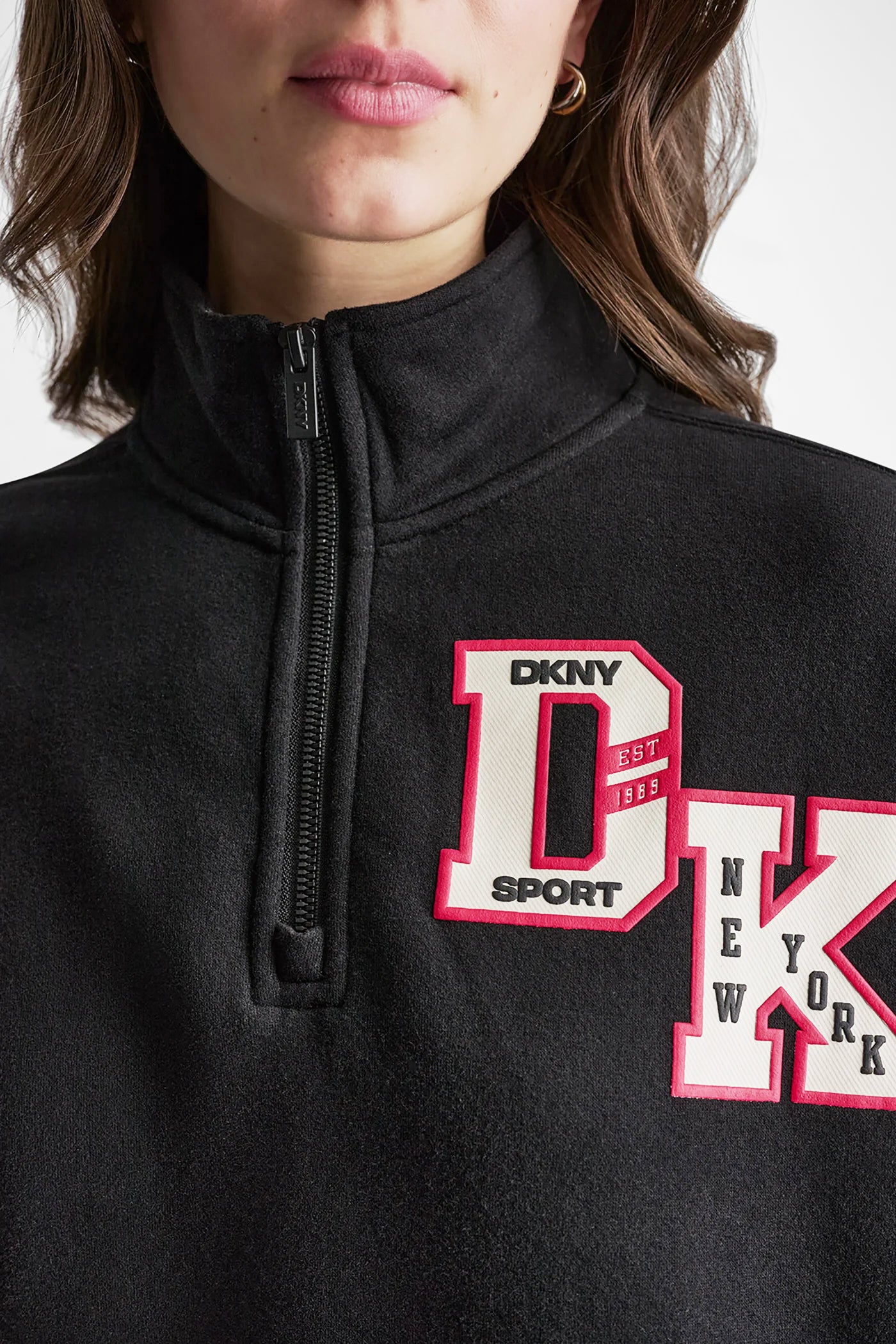 CAMPUS PATCH OVERSIZED QUARTER-ZIP VIEW 8 | july