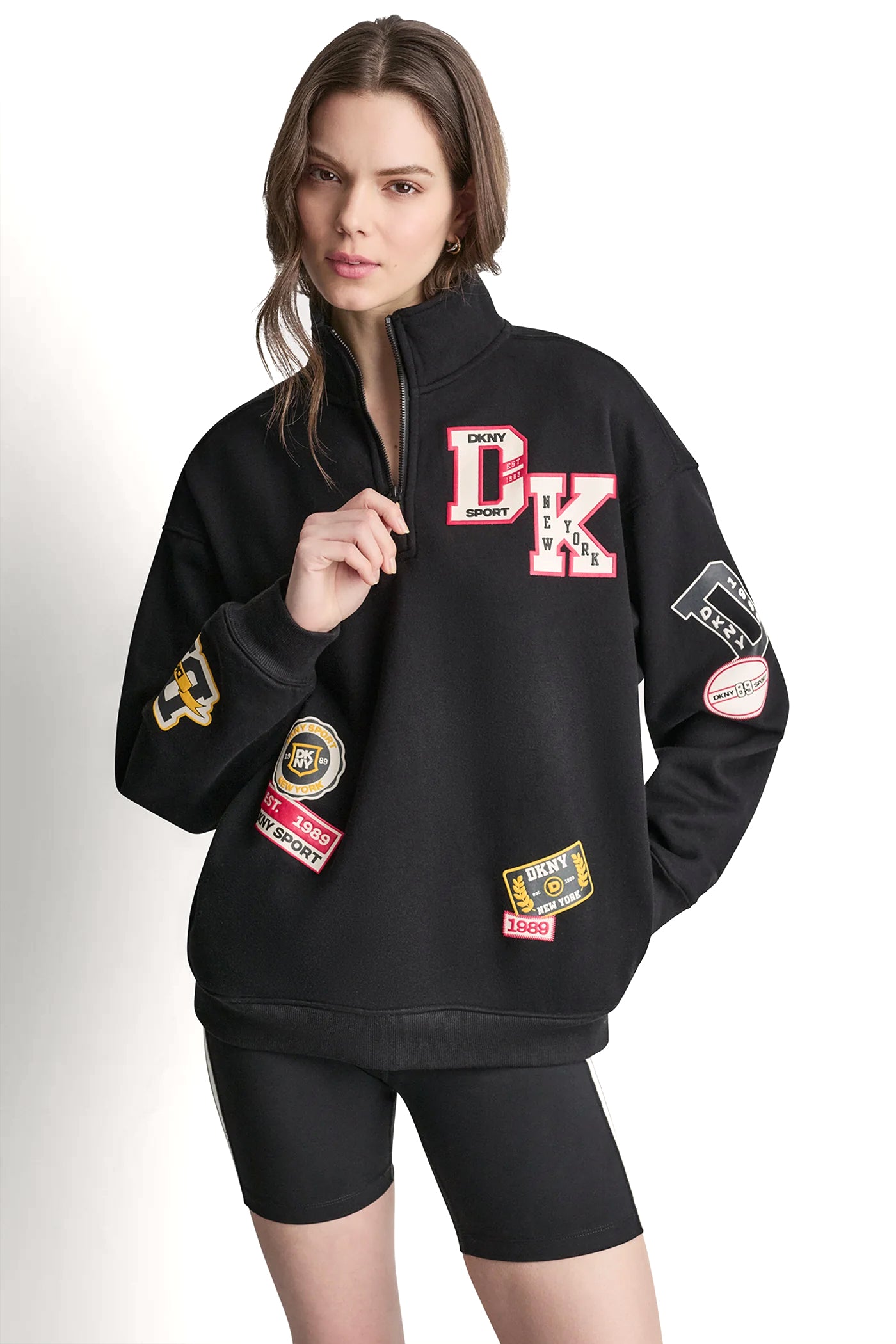 CAMPUS PATCH OVERSIZED QUARTER-ZIP VIEW 5 | july