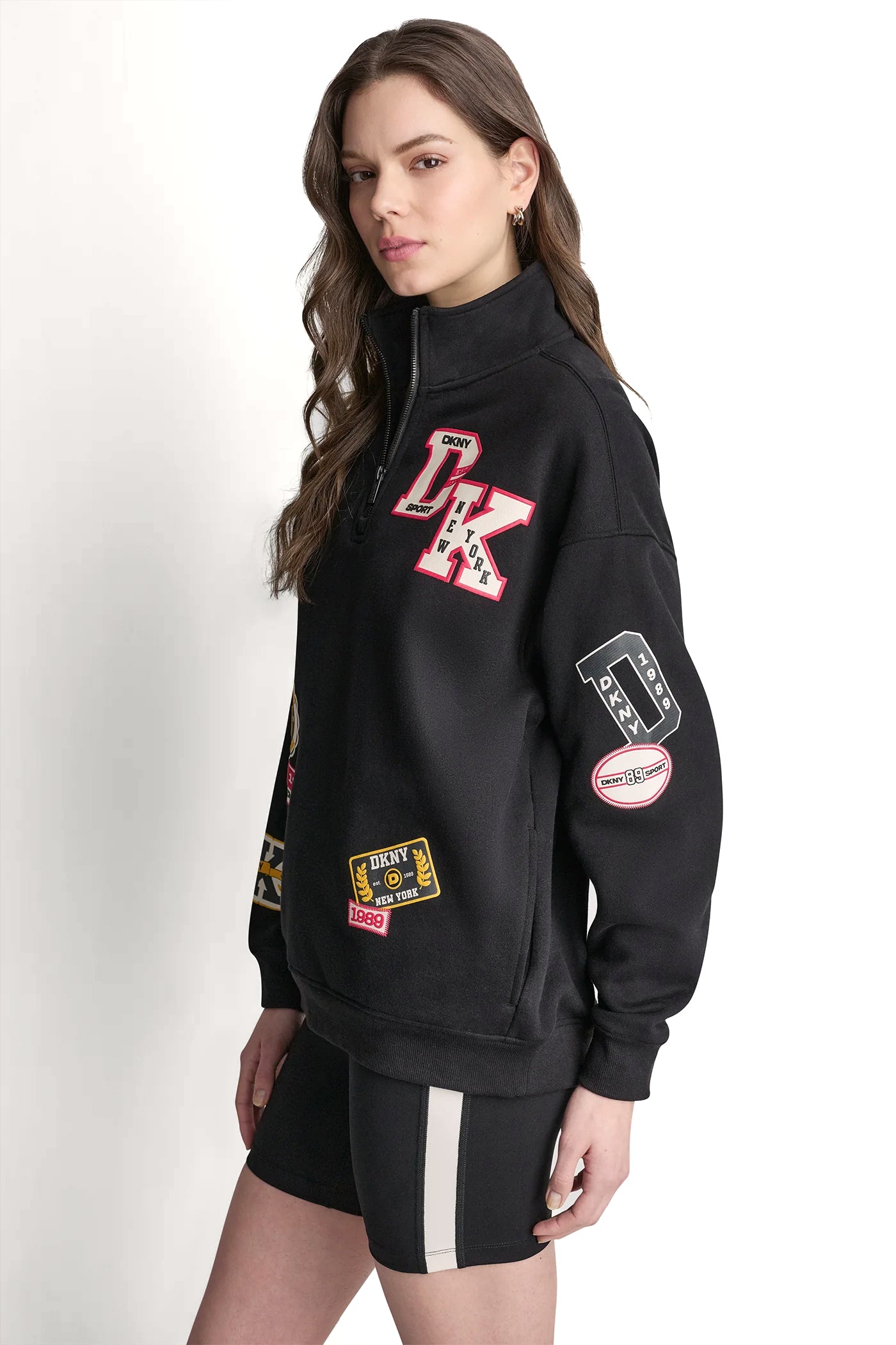 CAMPUS PATCH OVERSIZED QUARTER-ZIP VIEW 4 | july