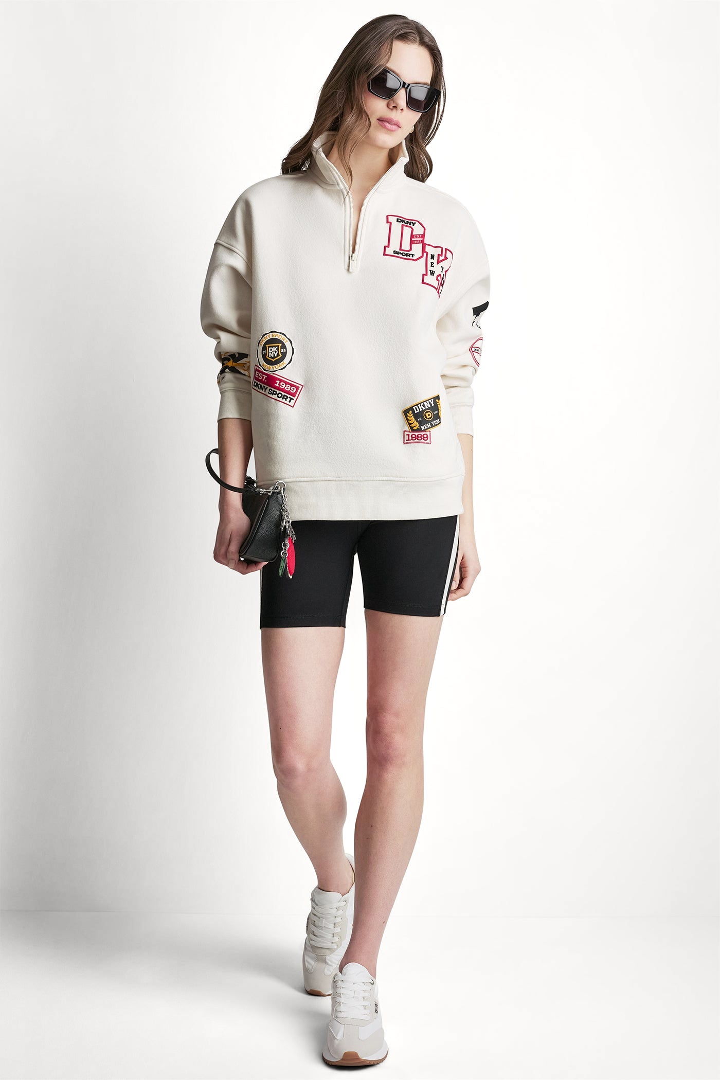 CAMPUS PATCH OVERSIZED QUARTER-ZIP VIEW 10 | Clothing
