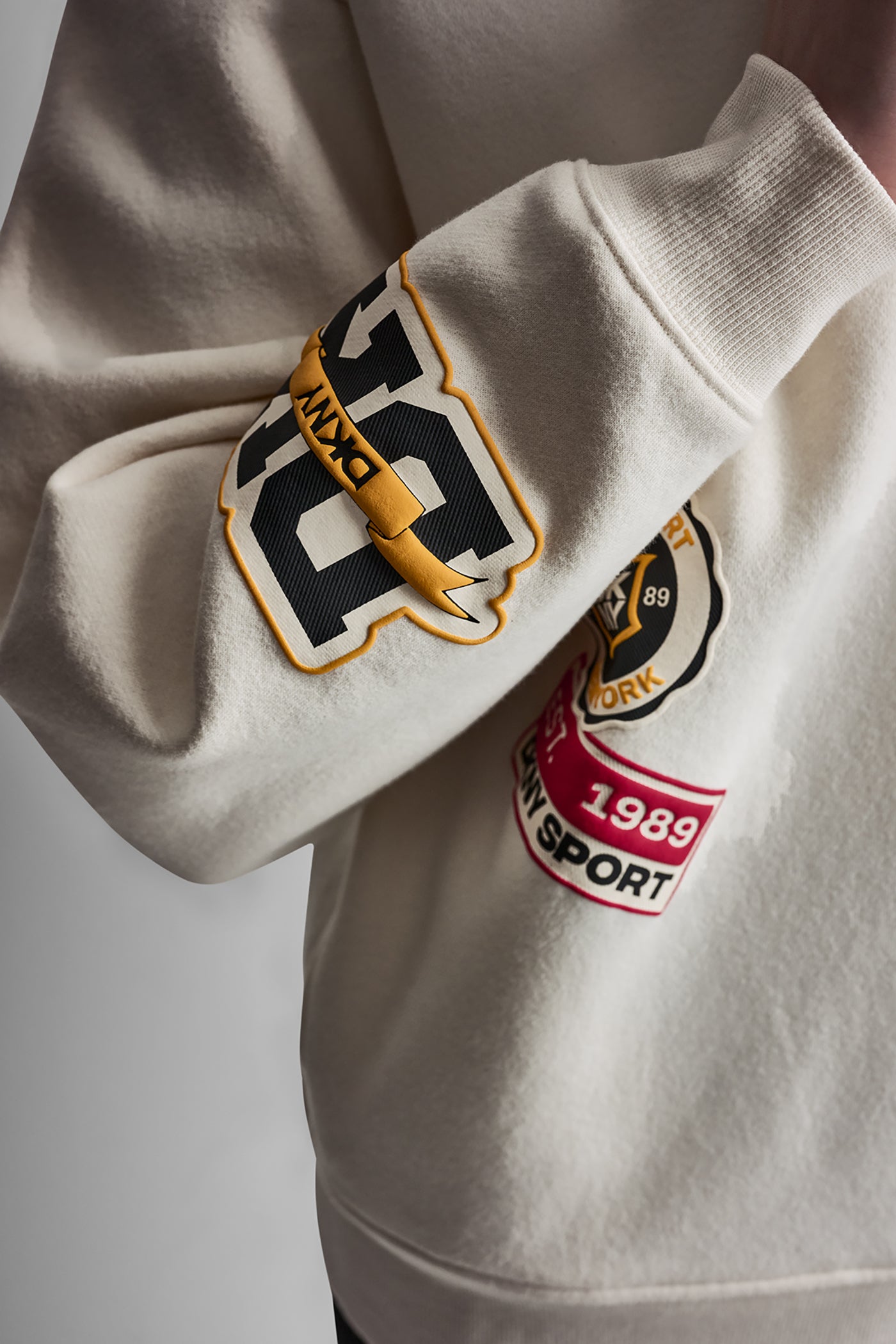 CAMPUS PATCH OVERSIZED QUARTER-ZIP VIEW 8 | Gifts Under $100