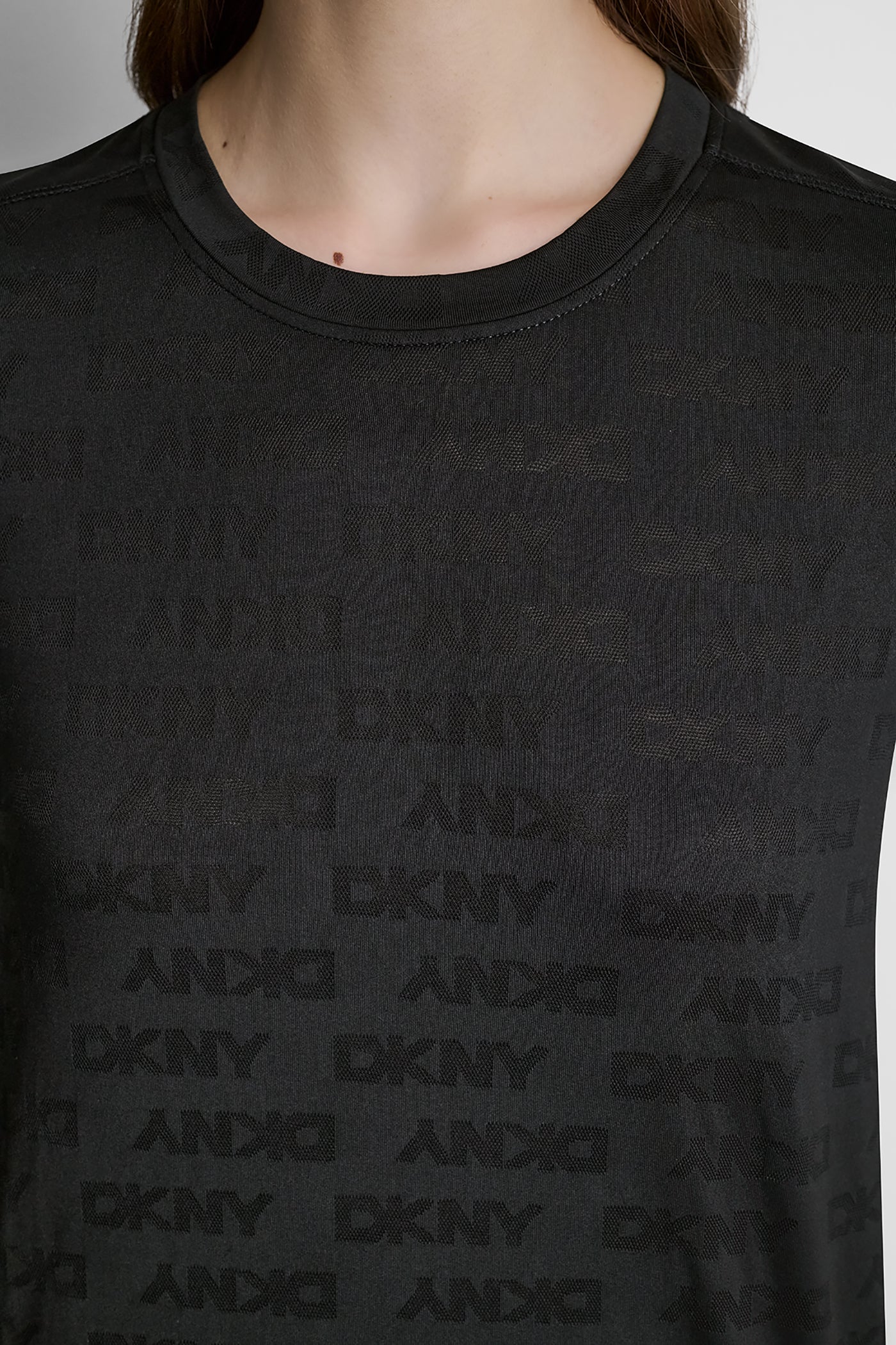 LOGO JACQUARD CREW NECK TEE VIEW 6 | New clothing