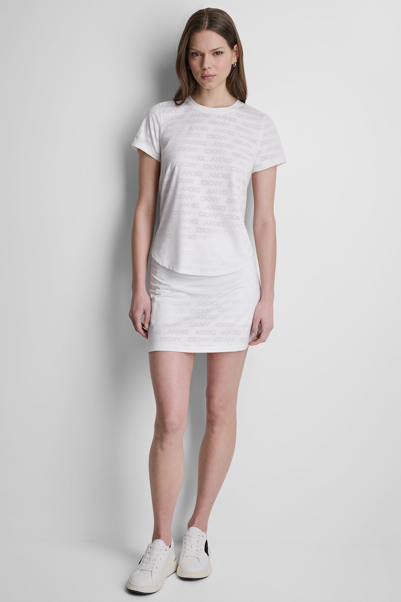 LOGO JACQUARD CREW NECK TEE VIEW 5 | New clothing