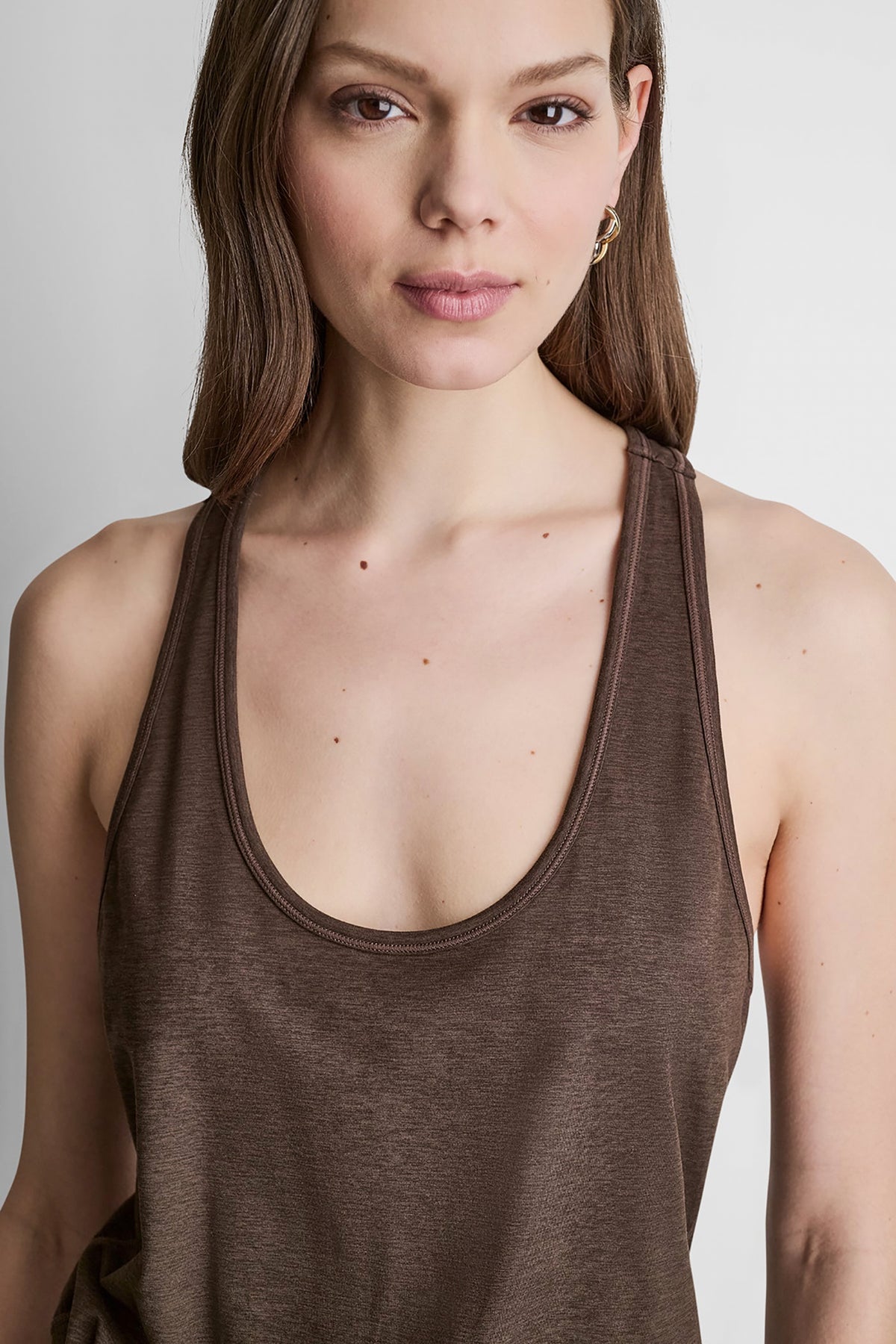 SPACEDYE RACERBACK TANK JUMPSUIT VIEW 2