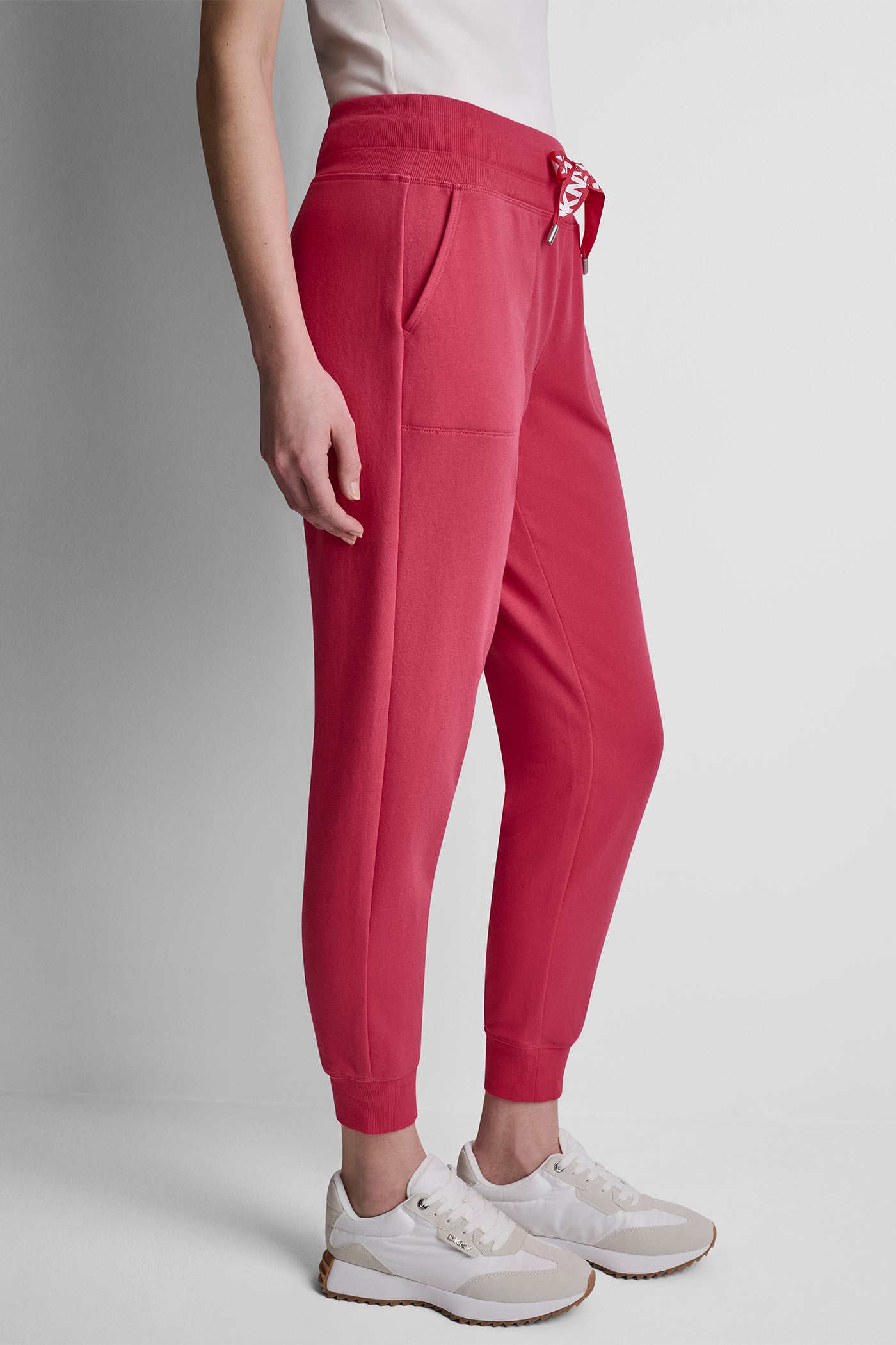 TWO-TONE LOGO DRAWCORD JOGGER VIEW 4 | DKNY Promo