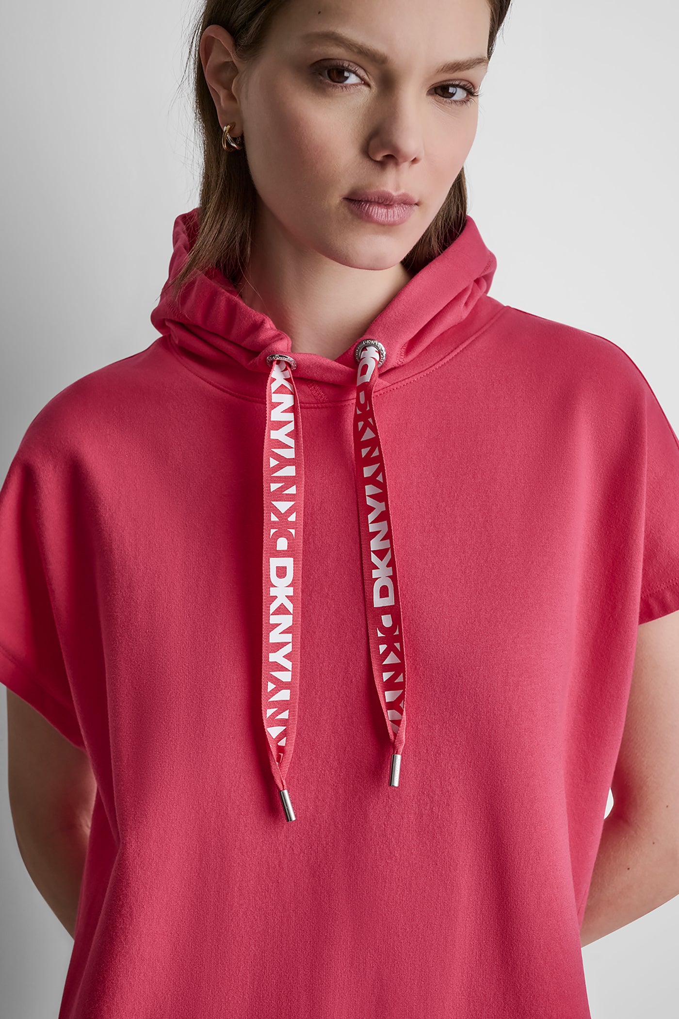 Punch TWO-TONE LOGO DRAWCORD SNEAKER DRESS, VIEW 2 | Dresses & Jumpsuits