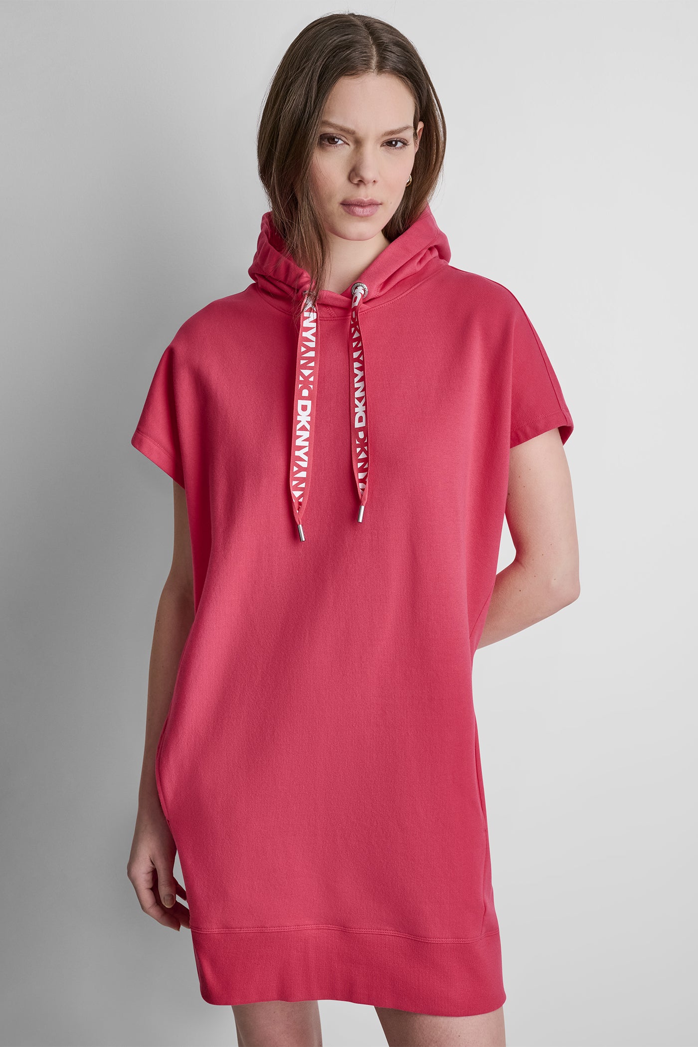TWO-TONE LOGO DRAWCORD SNEAKER DRESS VIEW 4 | Dresses & Jumpsuits