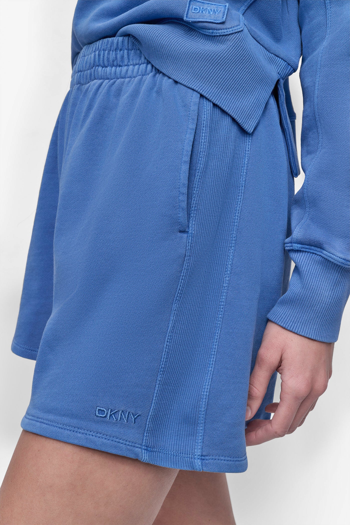 EXTRA HIGH-RISE RIB-TRIMMED SWEAT SHORT VIEW 4 | Sport Essentials