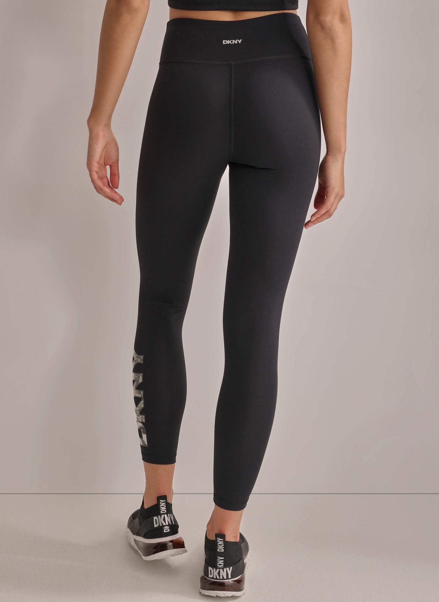 Black CITY SCAPE HIGH WAIST LEGGINGS, VIEW 2 | Not Clearance or Preorder