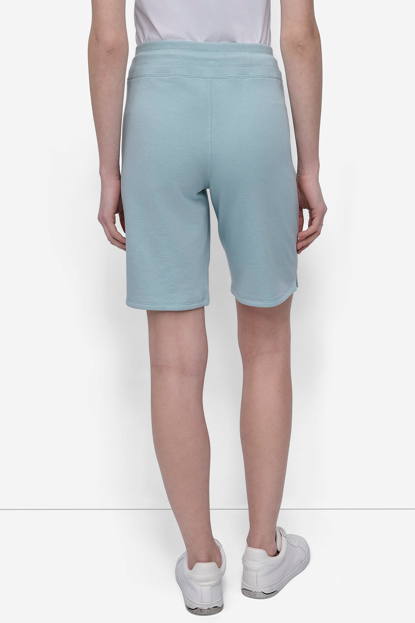 HIGH-RISE BERMUDA SWEAT SHORTS VIEW 2
