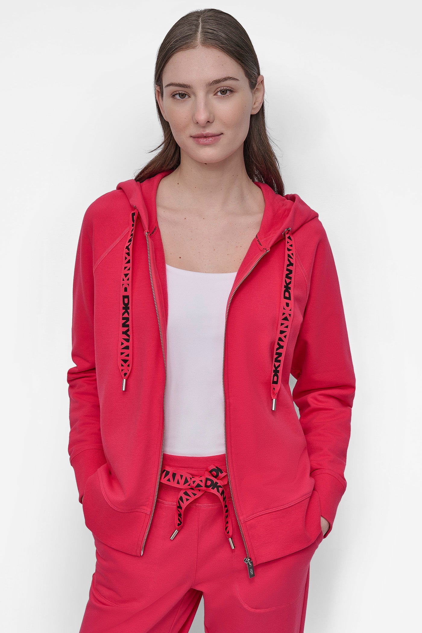 AZALEA LOGO DRAWSTRING PERFORMANCE HOODIE, FRONT VIEW | Sport Essentials