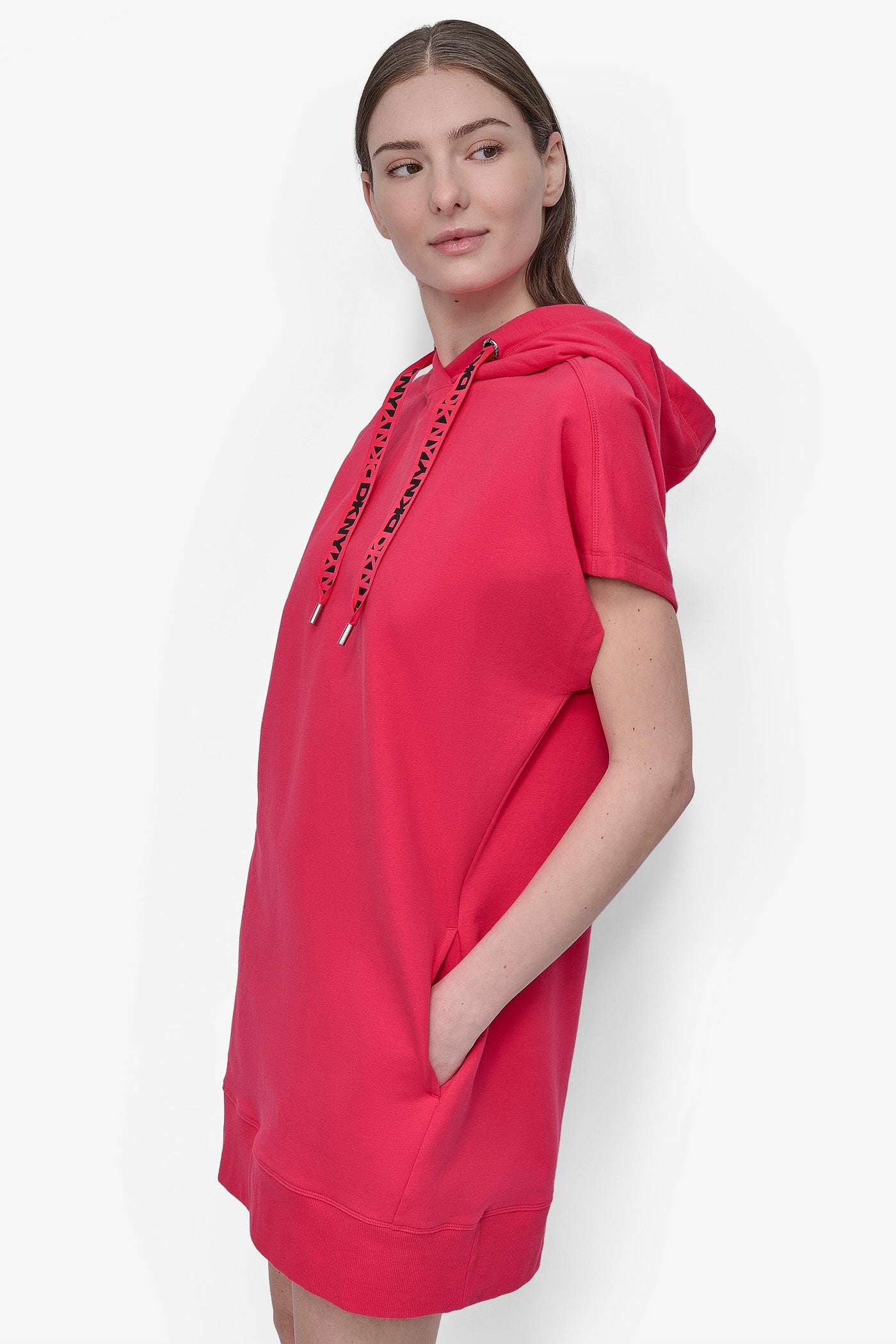 TWO TONE LOGO DRAWCORD SNEAKER DRESS VIEW 4 | SALE DRESSES