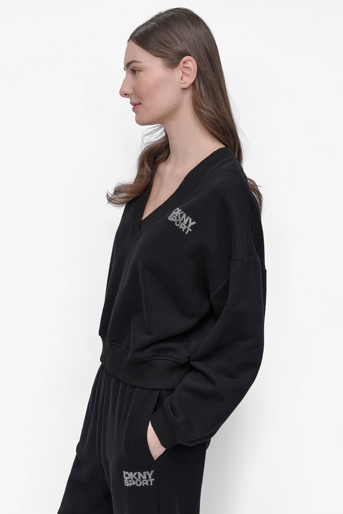 LOGO-EMBELLISHED SWEATSHIRT VIEW 3 | Sport Essentials
