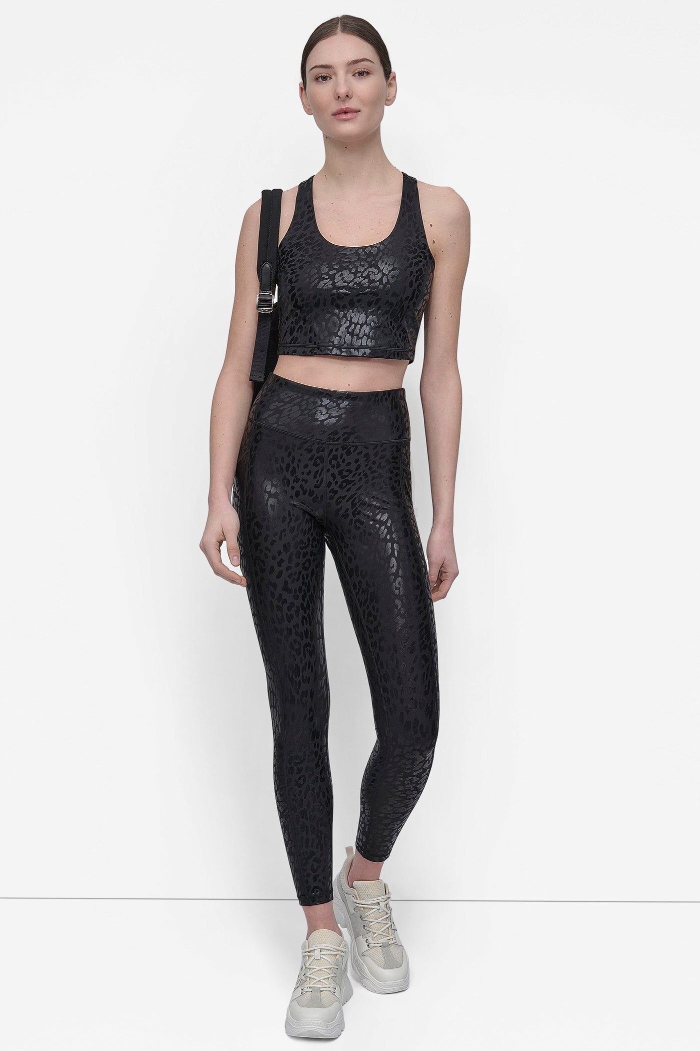 HIGH WAIST 7/8 PRINTED FITNESS TIGHT WITH POCKETS VIEW 4