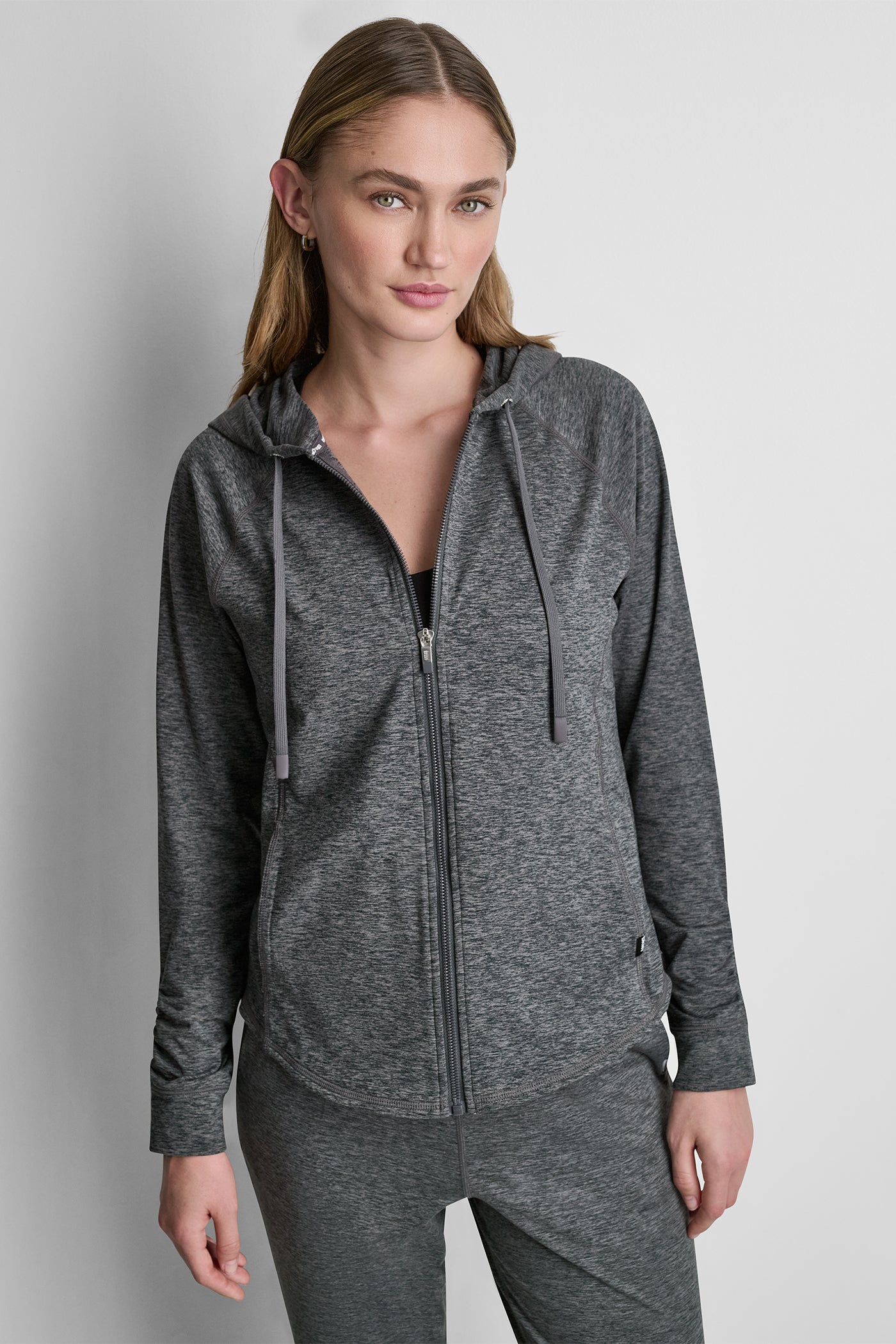 SPACEDYE RAGLAN FULL-ZIP HOODIE VIEW 6 | New Arrivals