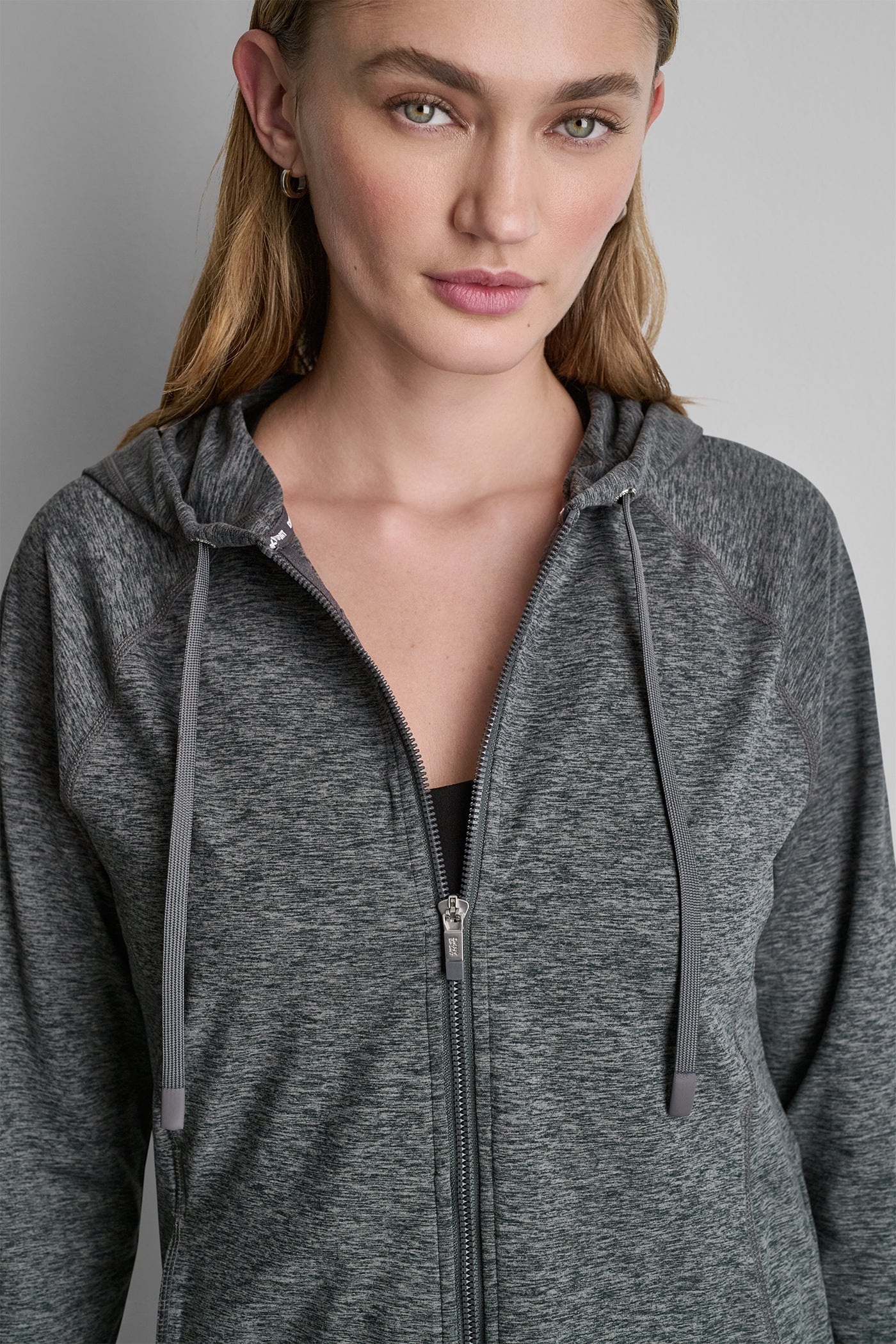 SPACEDYE RAGLAN FULL-ZIP HOODIE VIEW 7 | New Arrivals